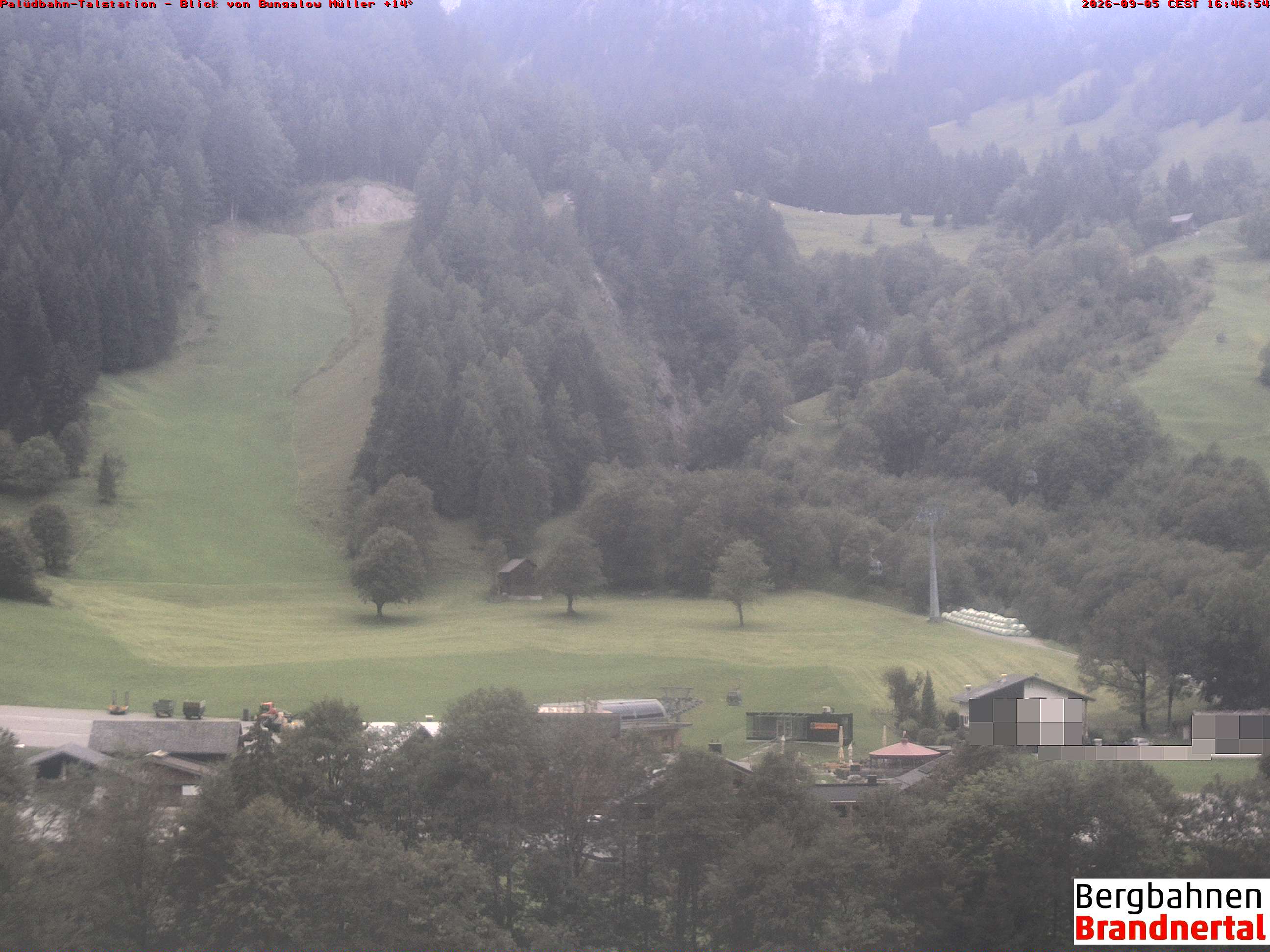 Blick auf Palüdbahn von Bungalow Müller