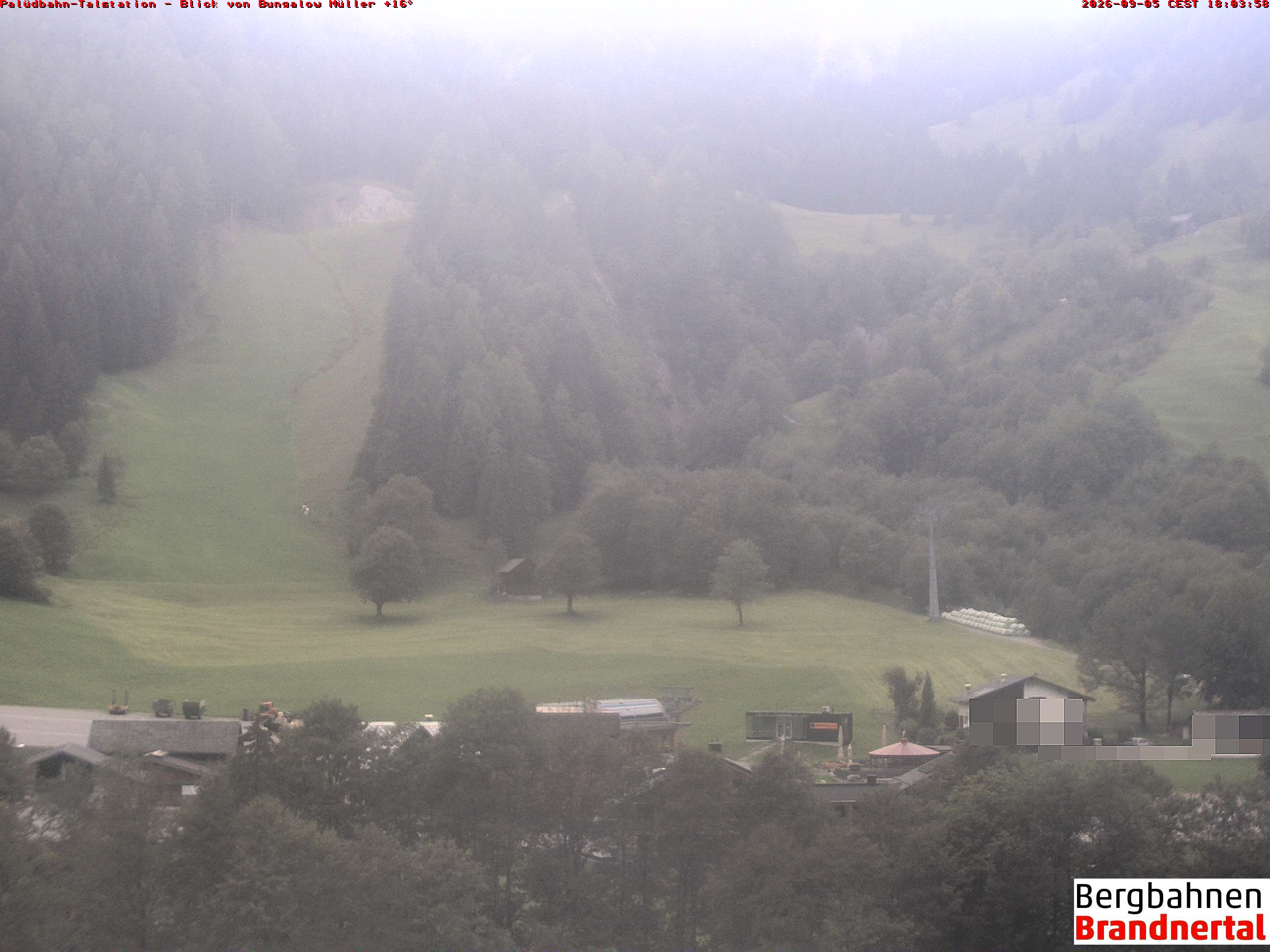 Blick auf Palüdbahn von Bungalow Müller
