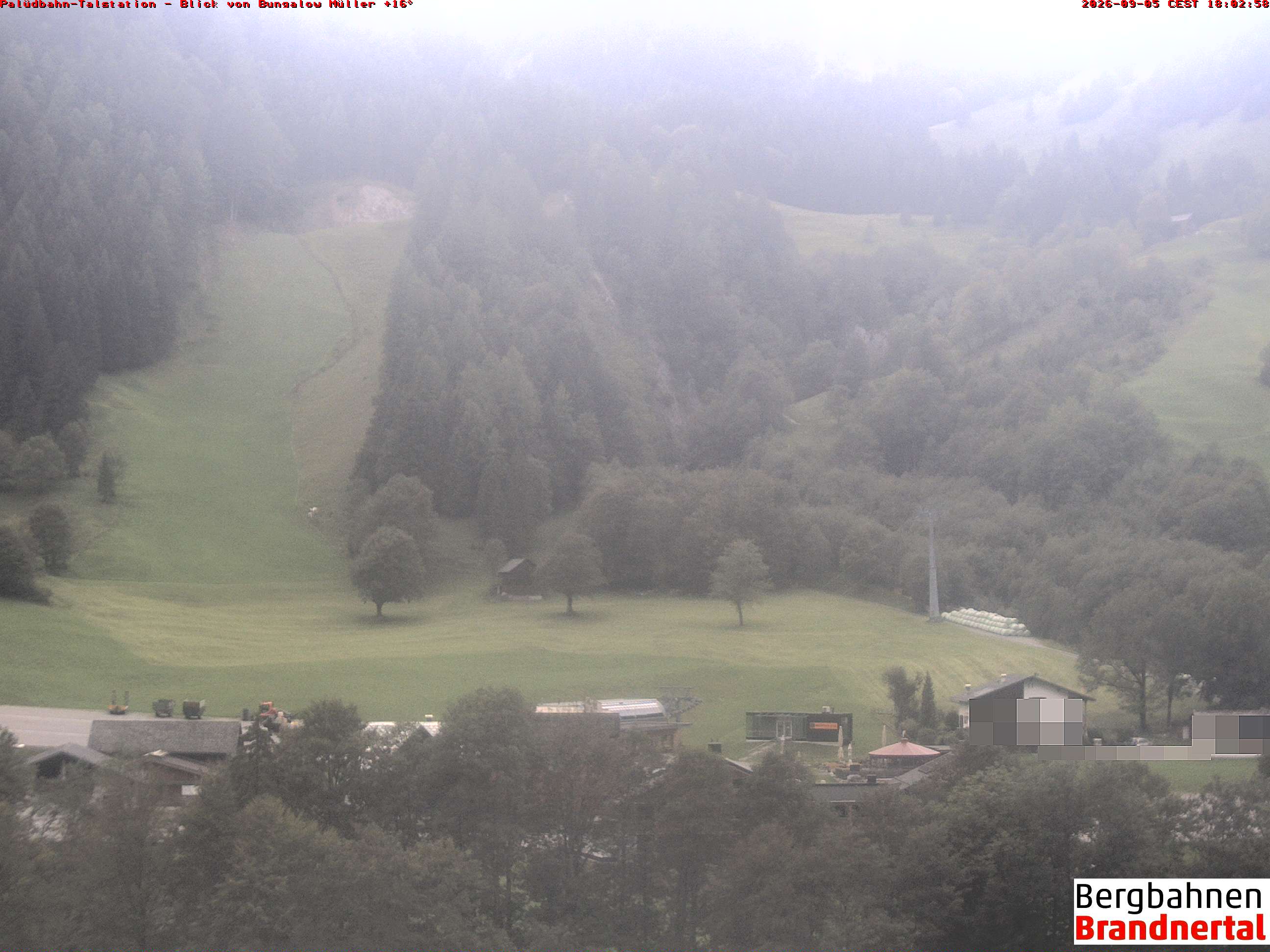 Blick auf Palüdbahn von Bungalow Müller
