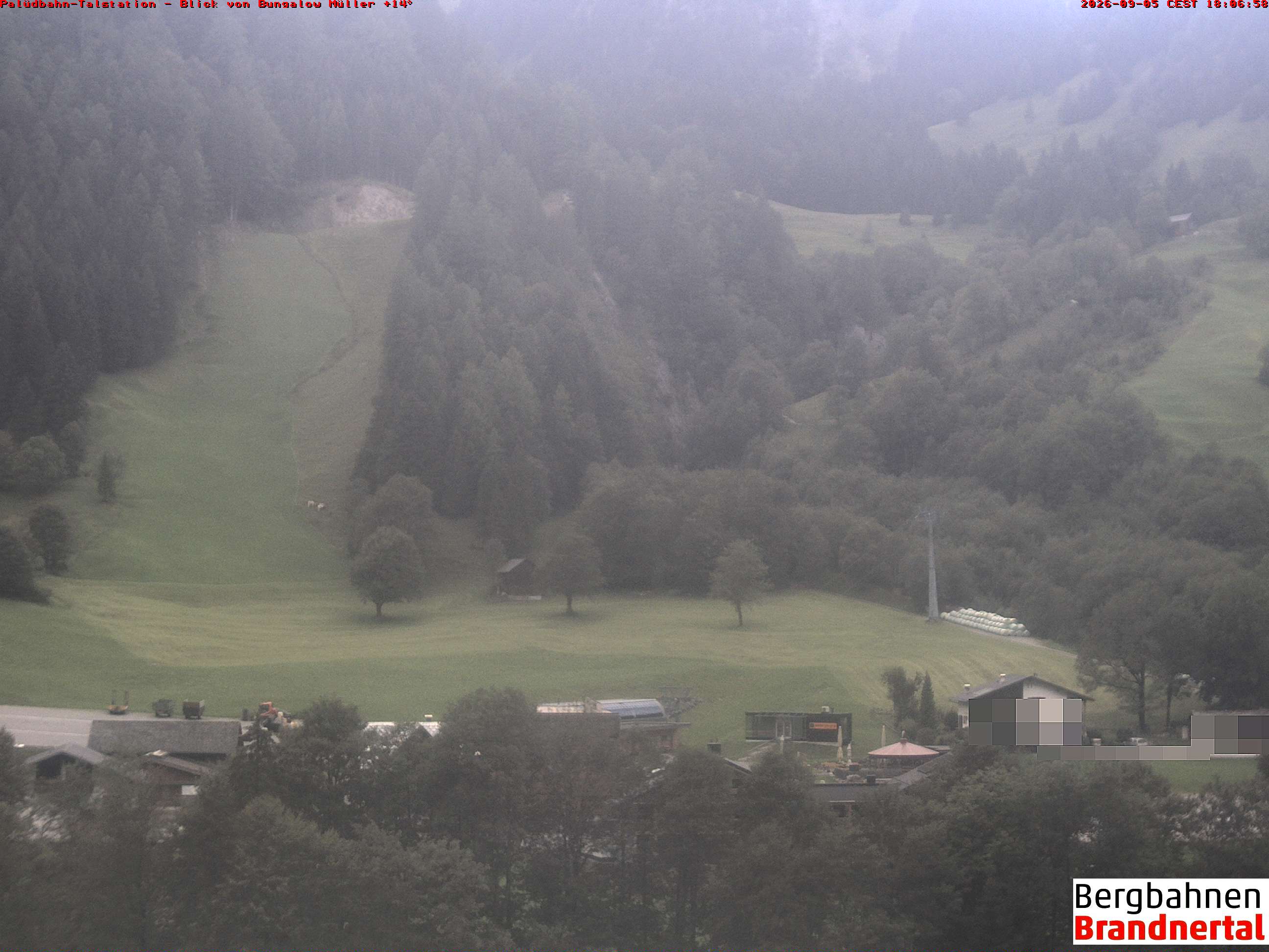 Blick auf Palüdbahn von Bungalow Müller