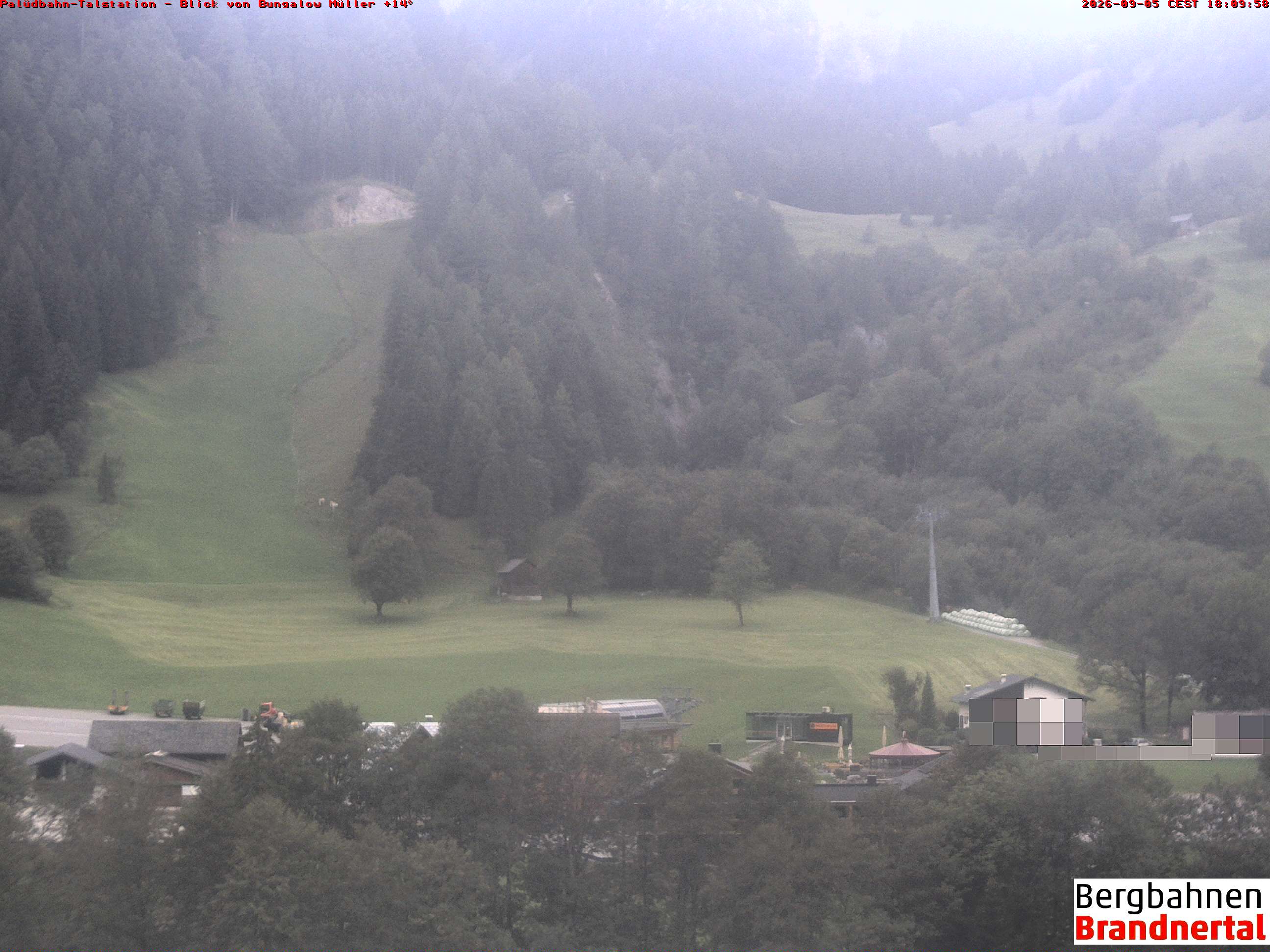 Blick auf Palüdbahn von Bungalow Müller