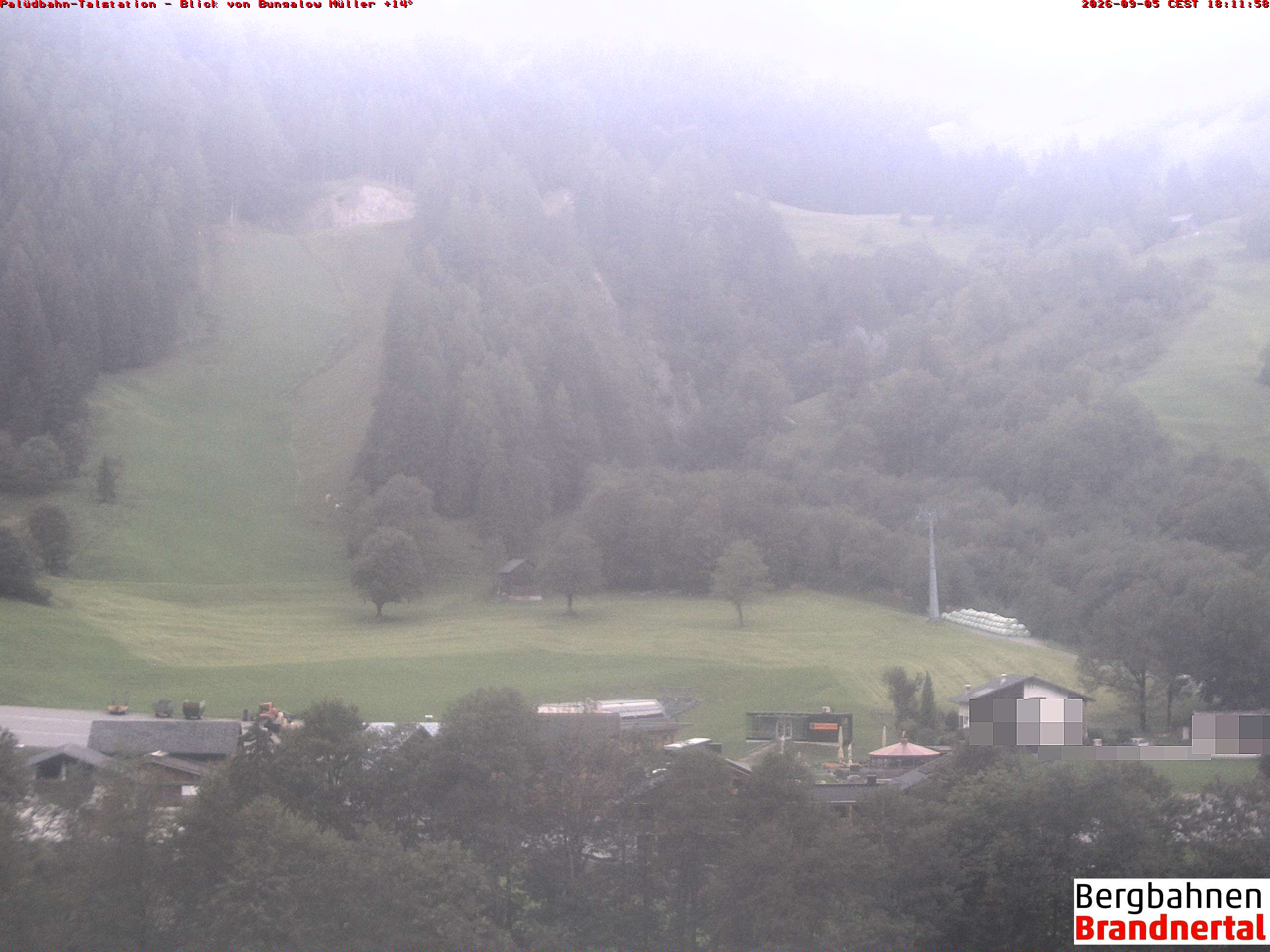 Blick auf Palüdbahn von Bungalow Müller