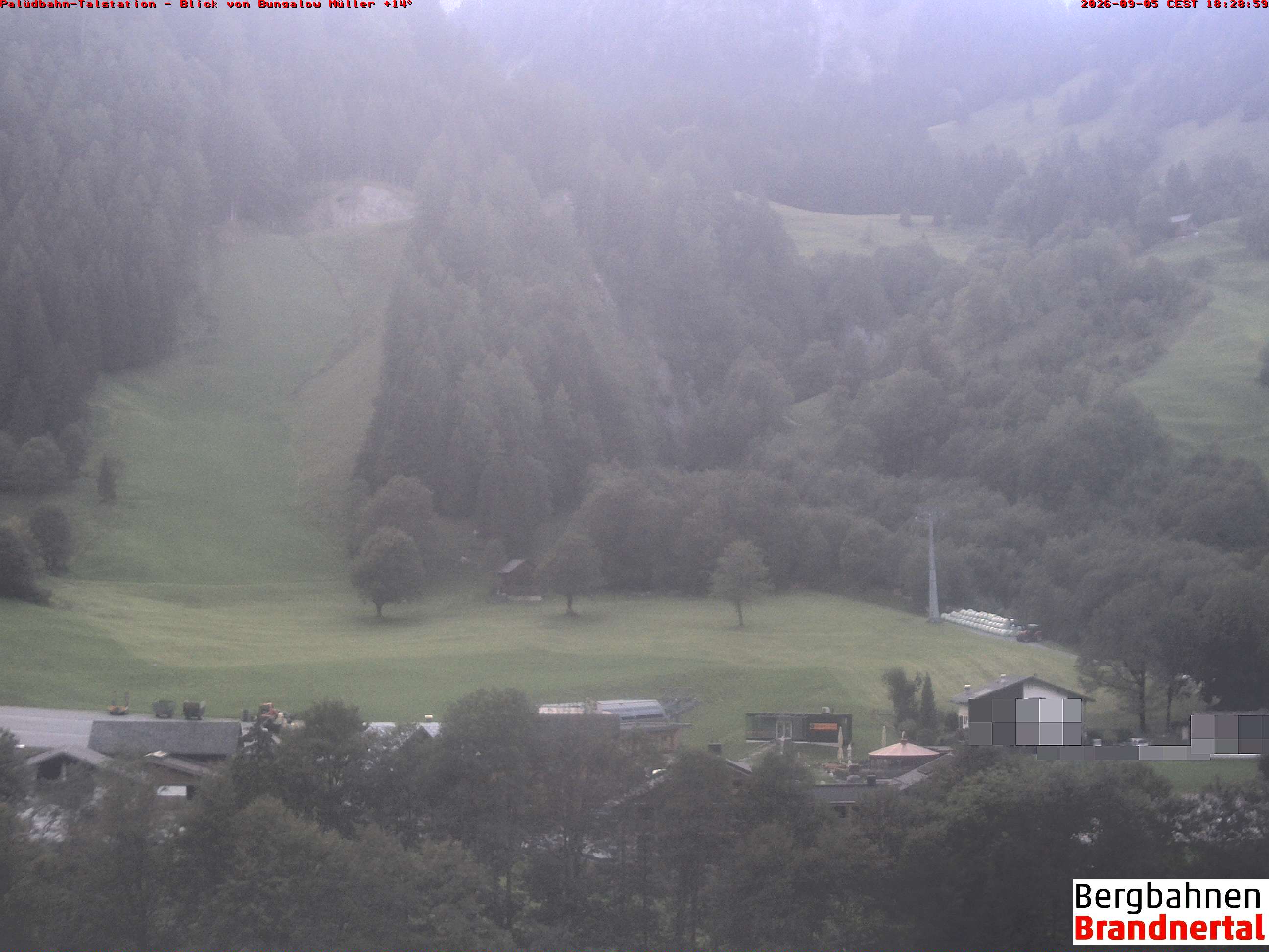 Blick auf Palüdbahn von Bungalow Müller