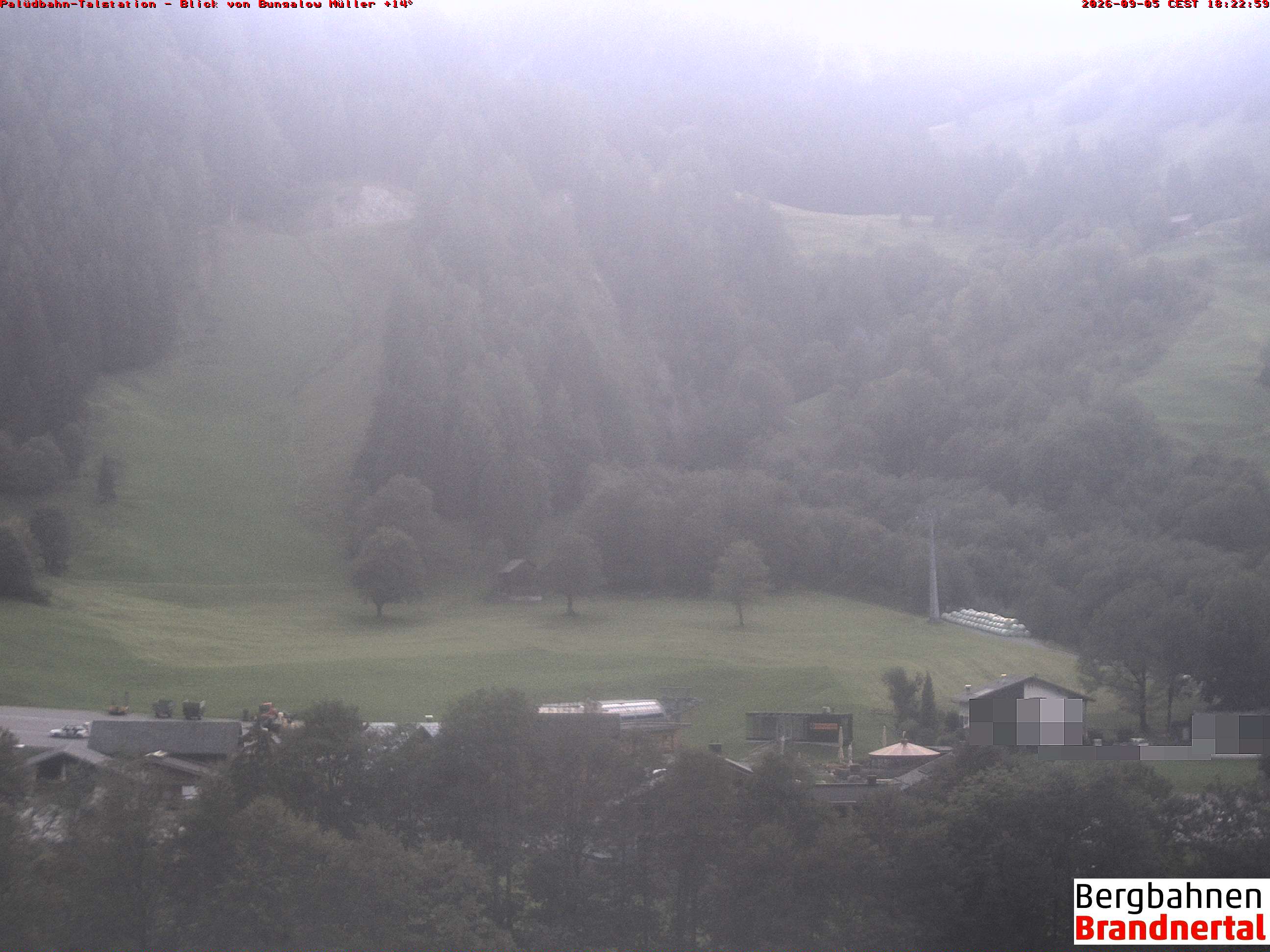 Blick auf Palüdbahn von Bungalow Müller