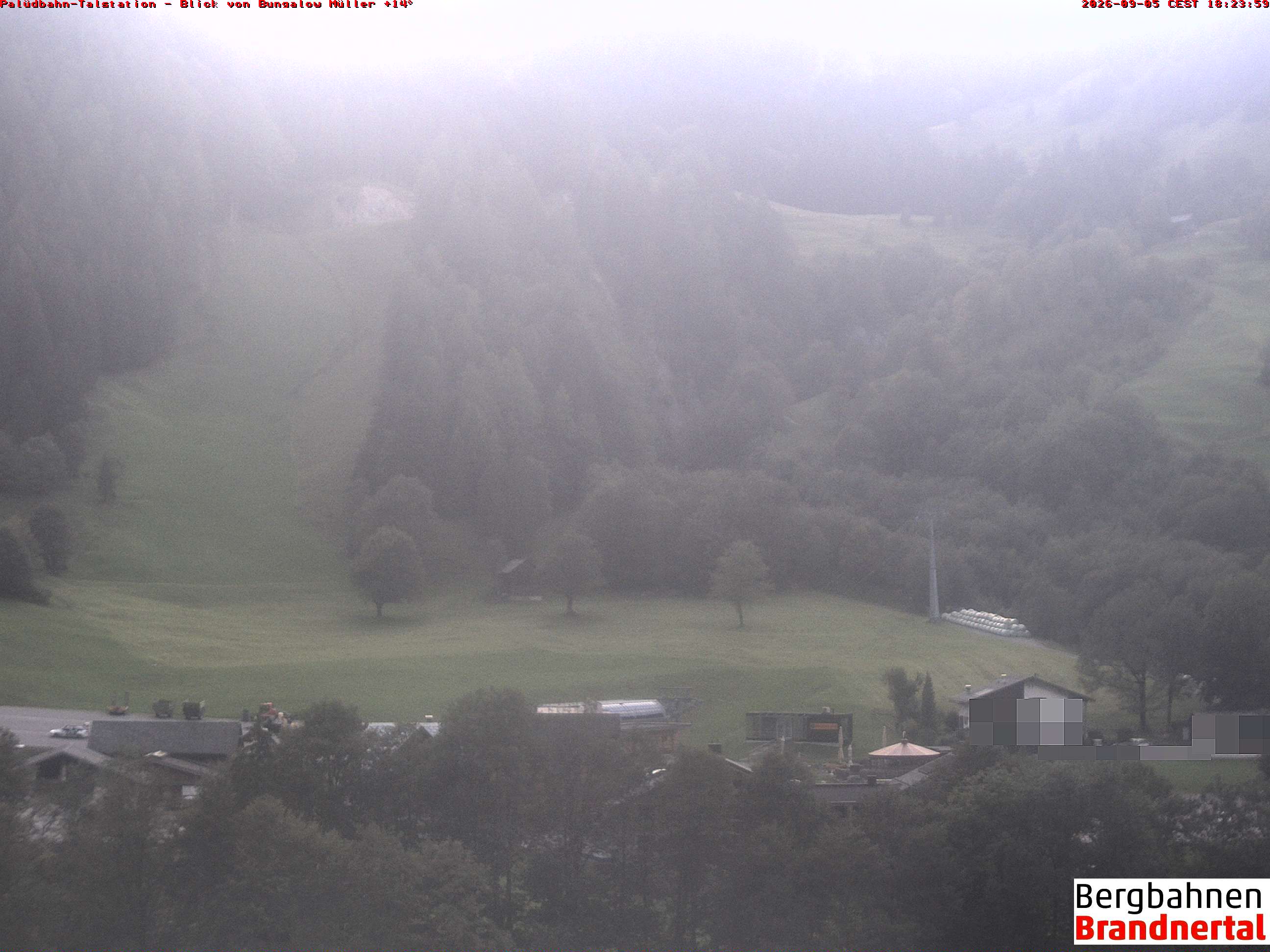 Blick auf Palüdbahn von Bungalow Müller