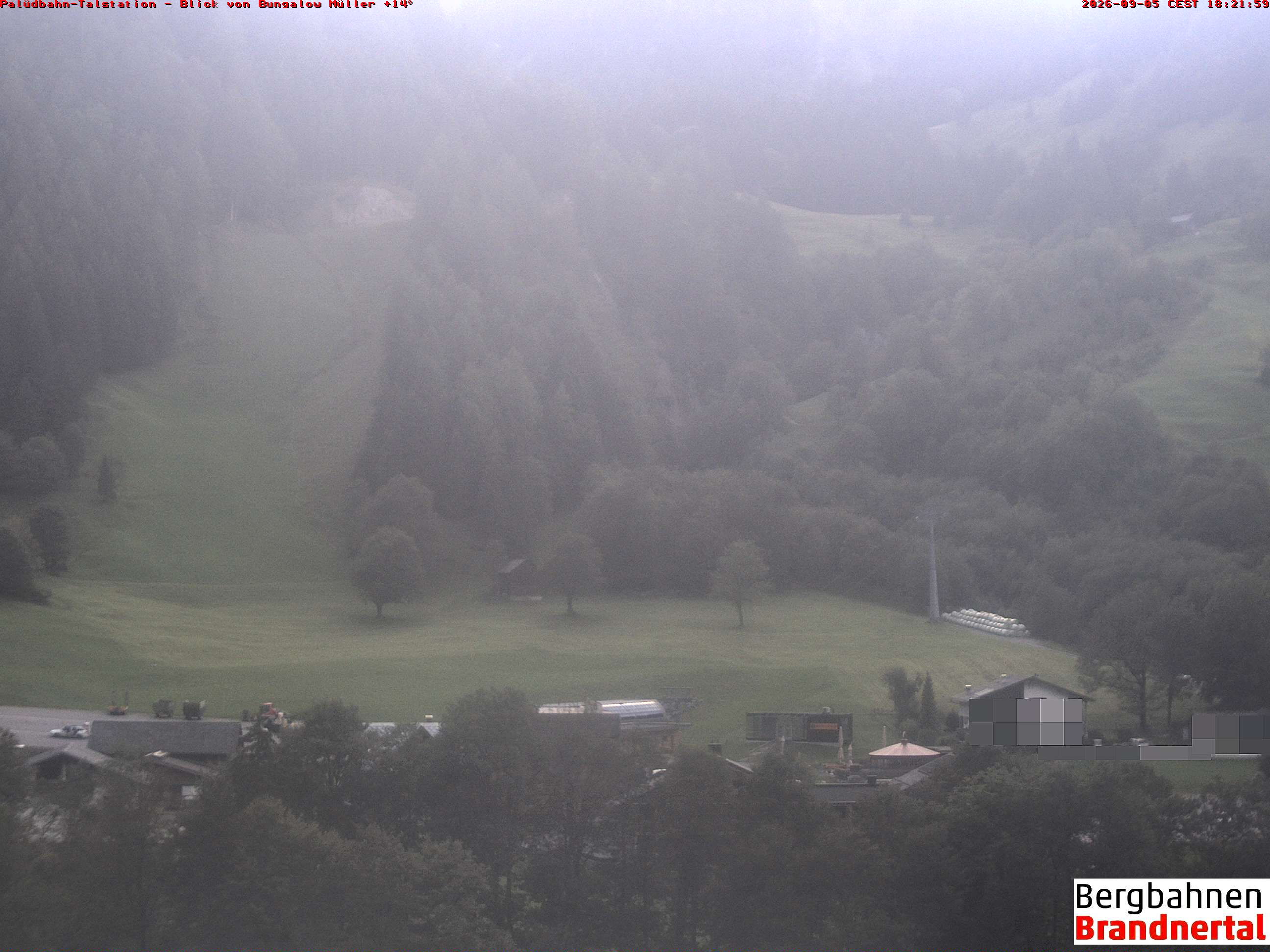 Blick auf Palüdbahn von Bungalow Müller