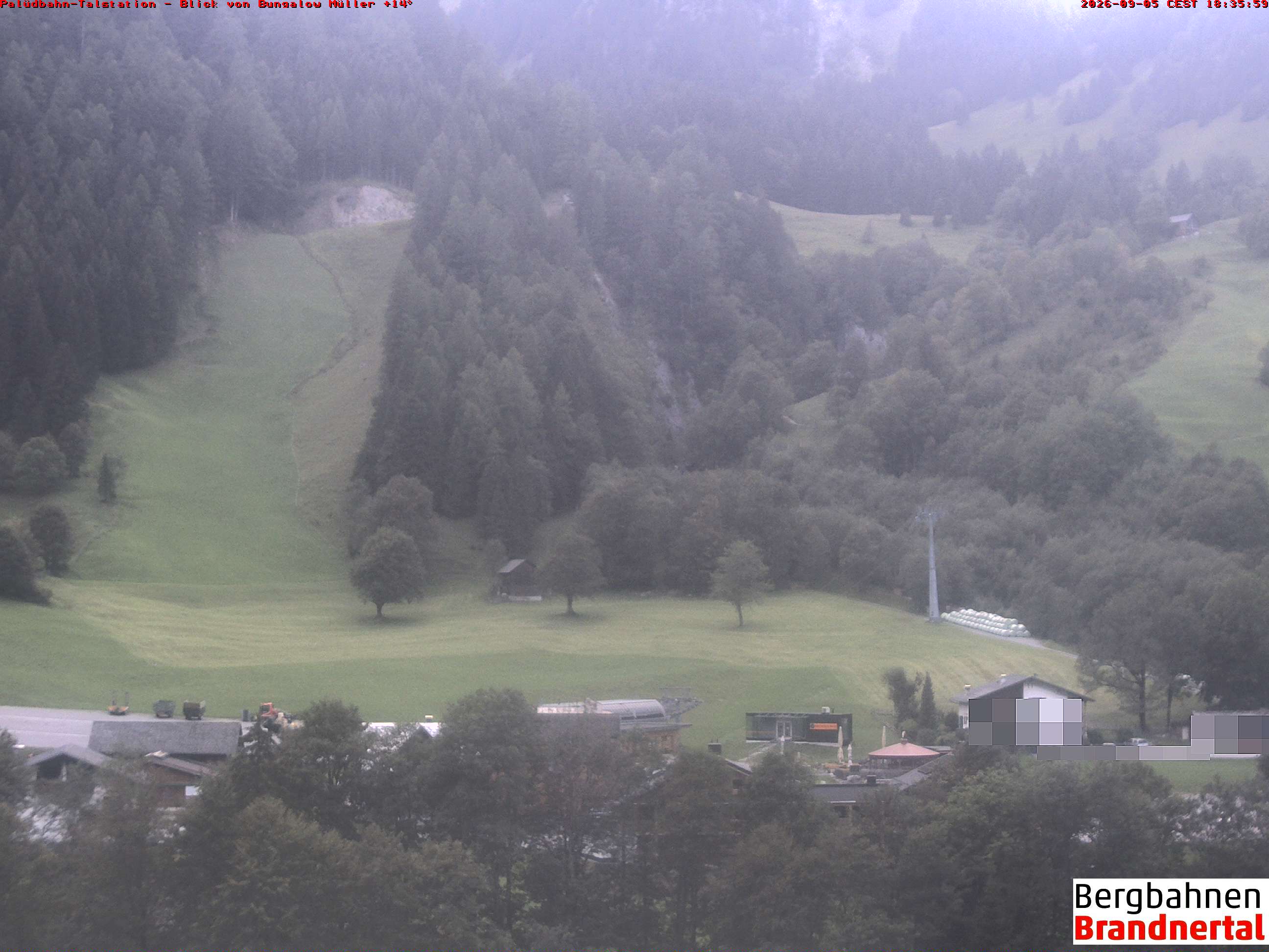 Blick auf Palüdbahn von Bungalow Müller