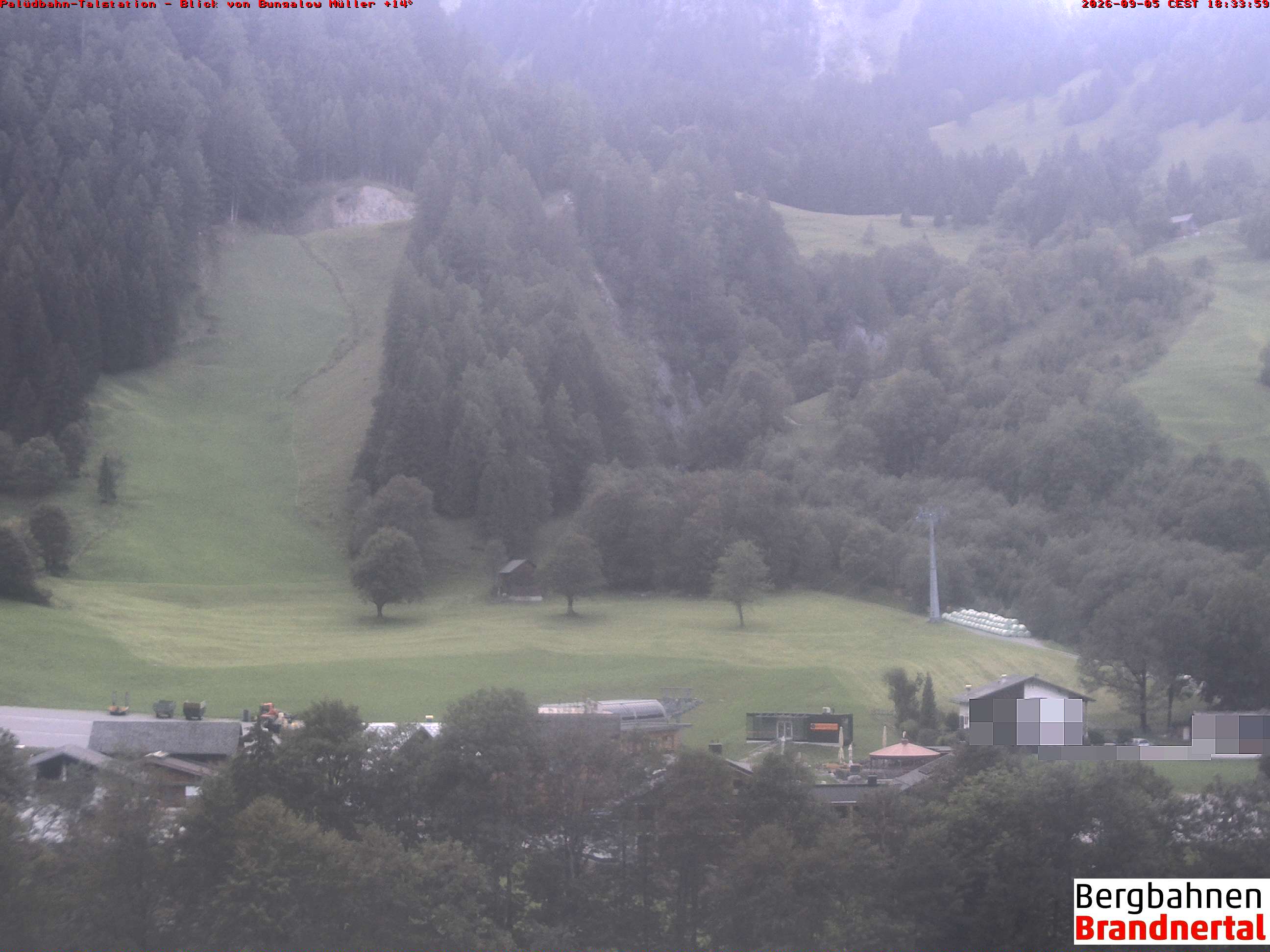 Blick auf Palüdbahn von Bungalow Müller