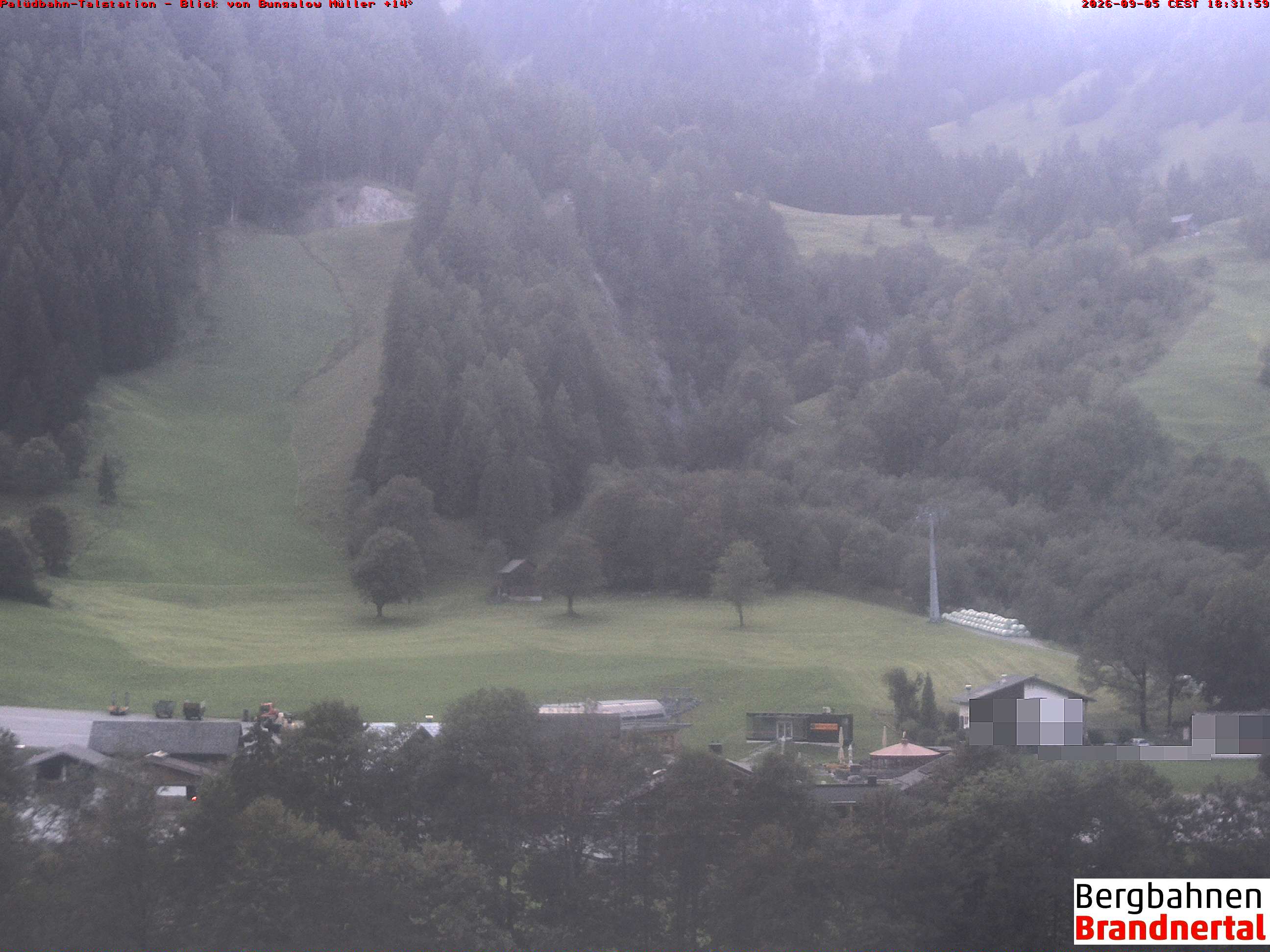 Blick auf Palüdbahn von Bungalow Müller