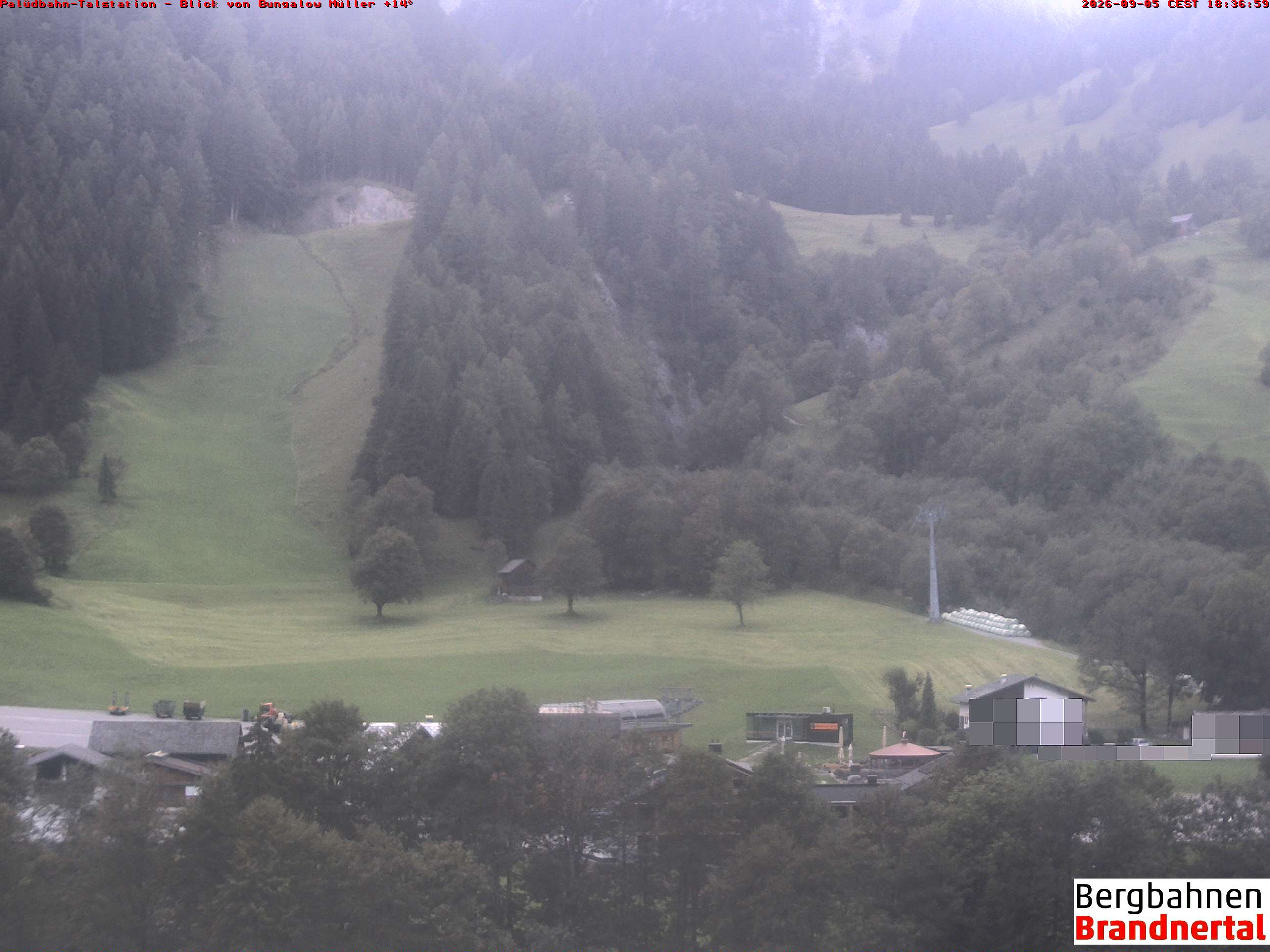 Blick auf Palüdbahn von Bungalow Müller
