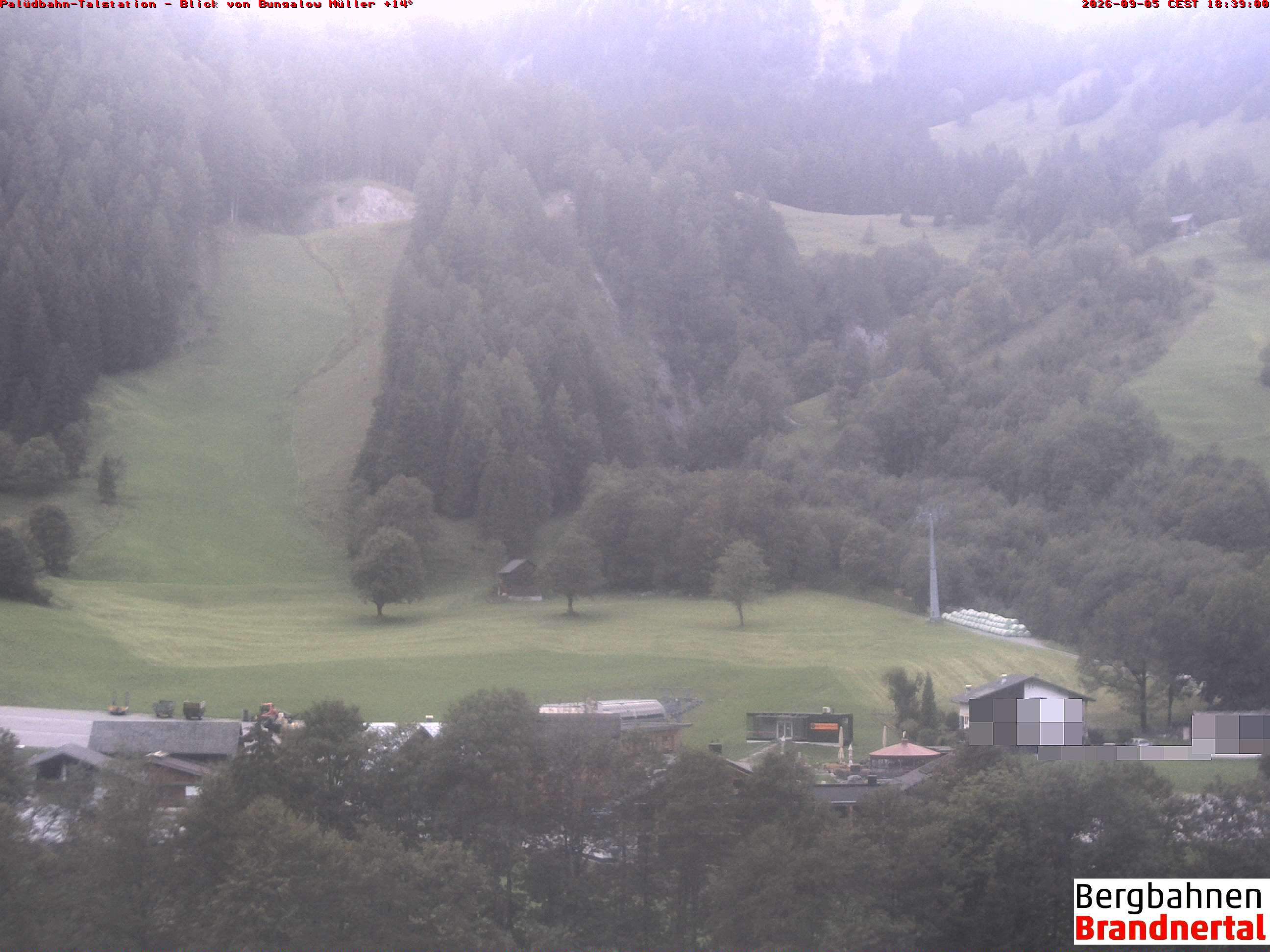 Blick auf Palüdbahn von Bungalow Müller