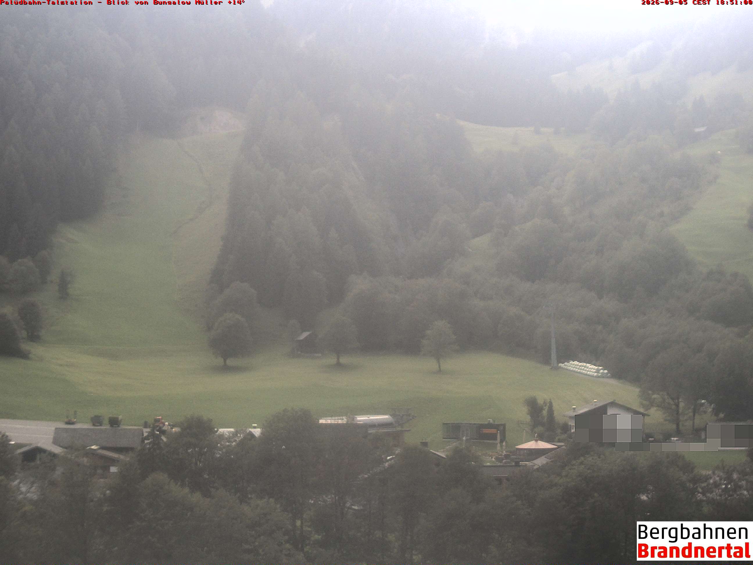 Blick auf Palüdbahn von Bungalow Müller