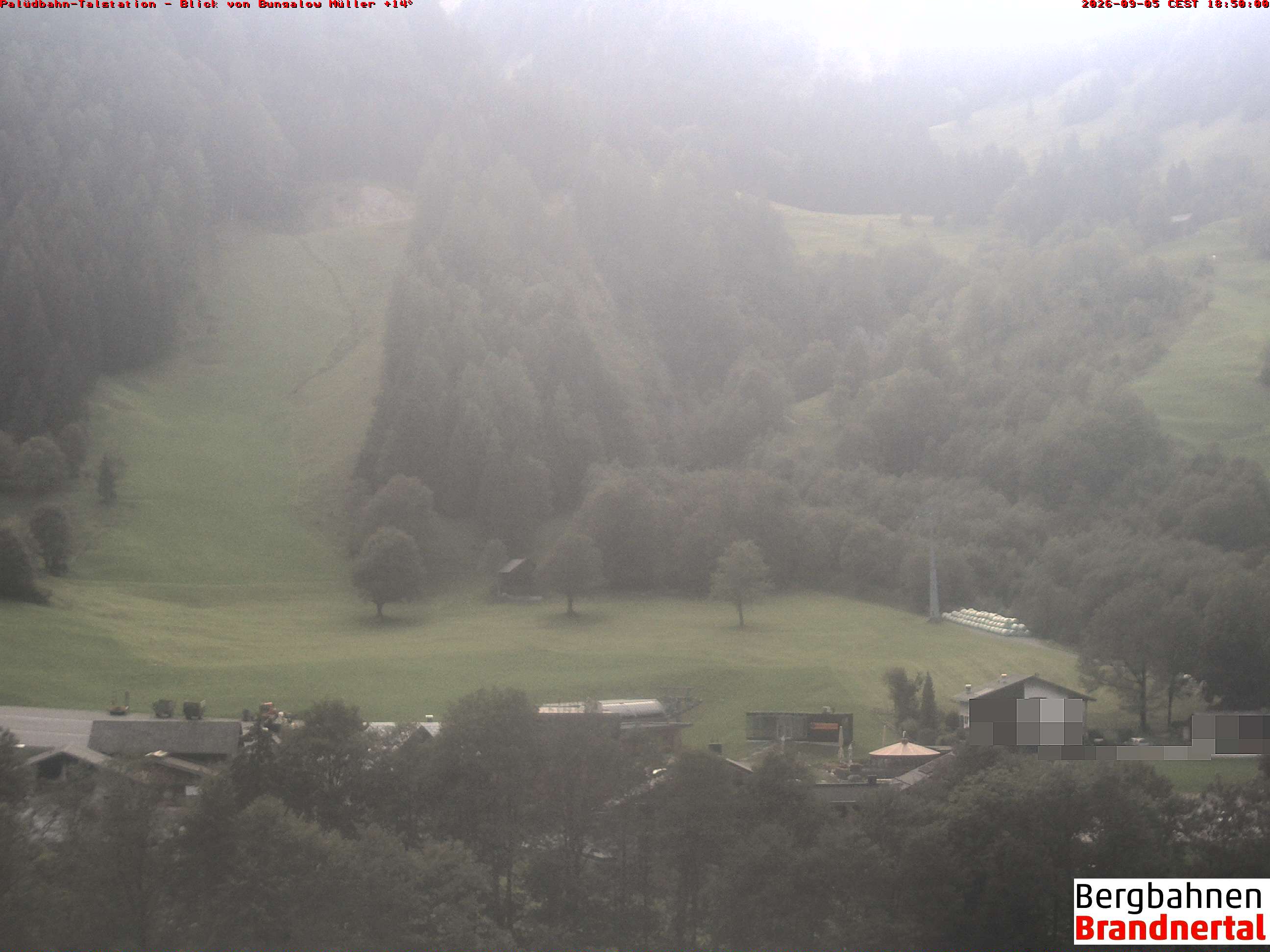 Blick auf Palüdbahn von Bungalow Müller