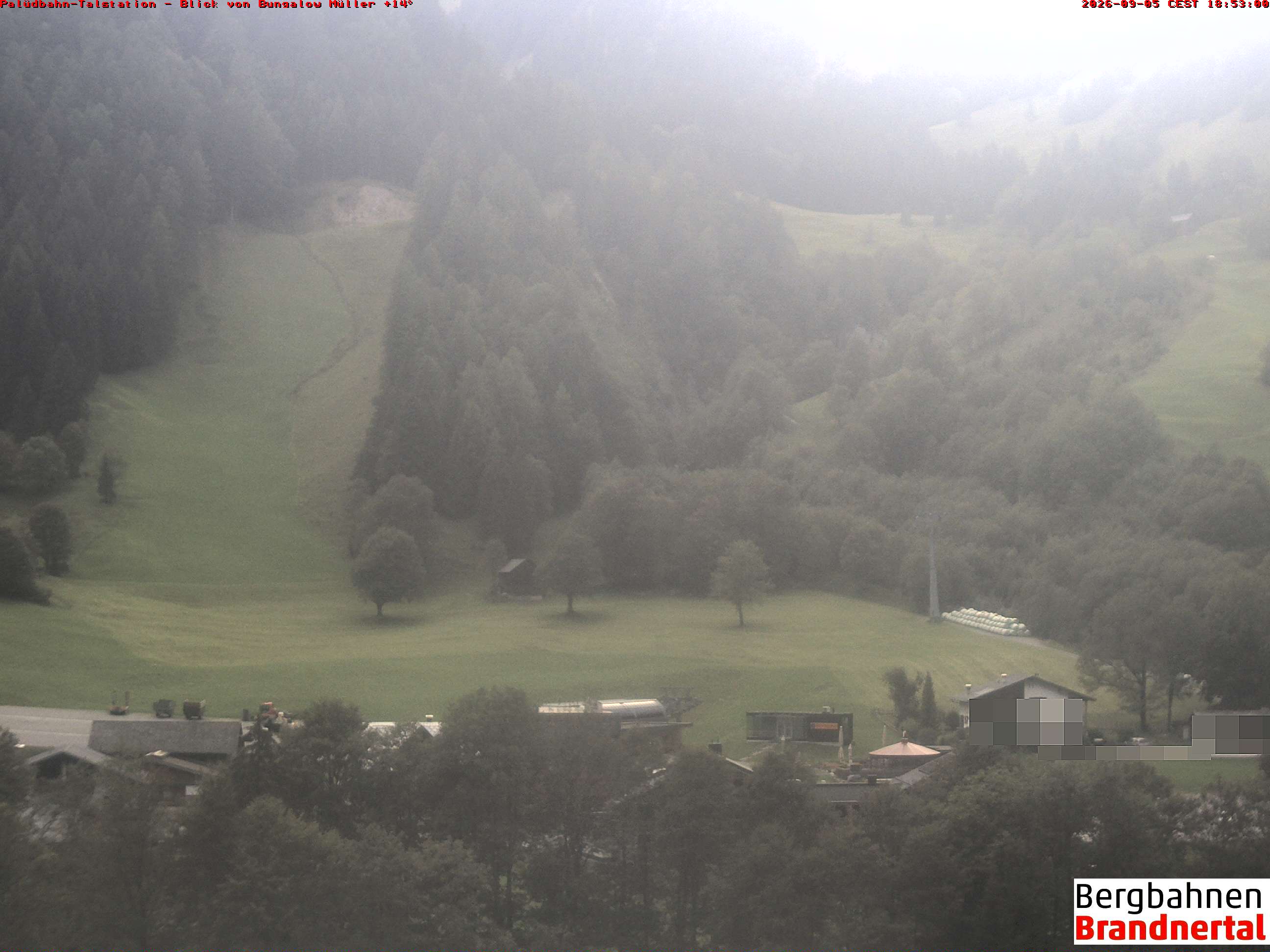 Blick auf Palüdbahn von Bungalow Müller