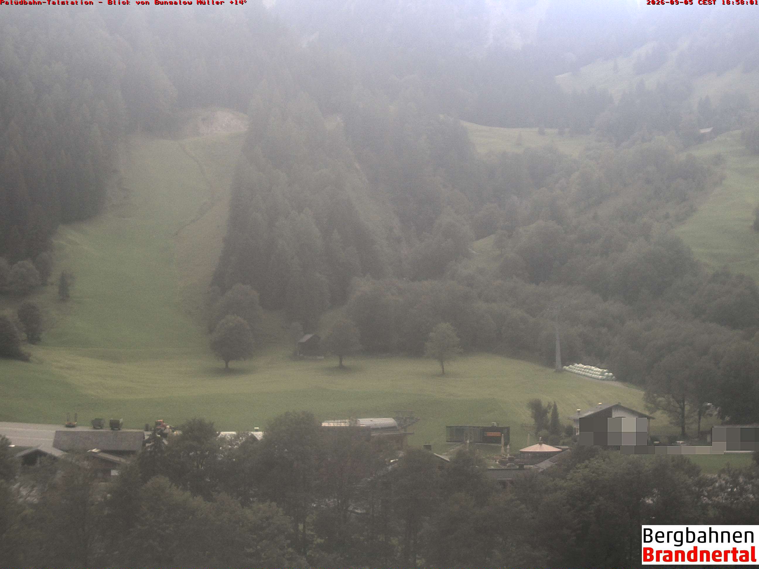 Blick auf Palüdbahn von Bungalow Müller
