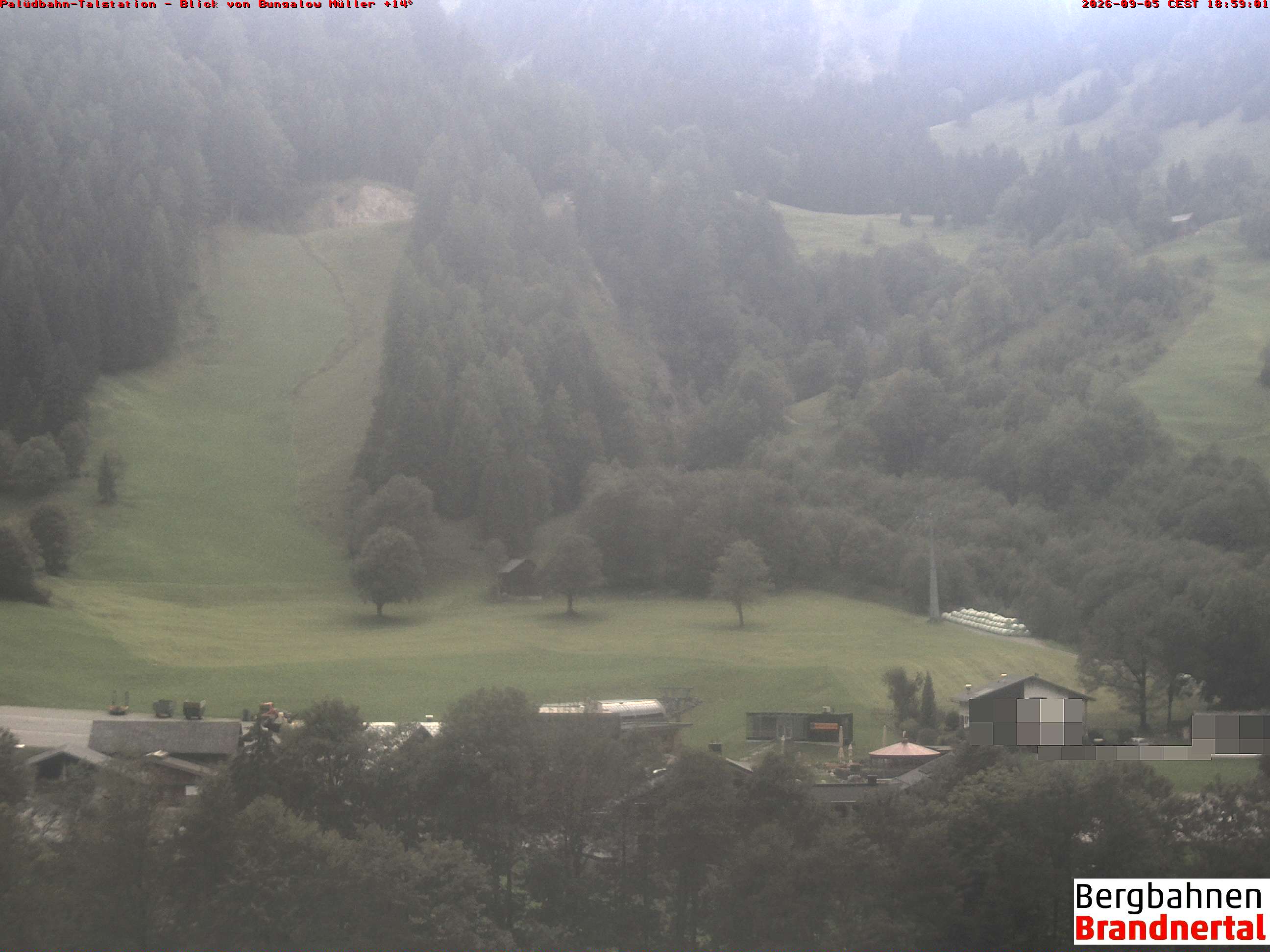 Blick auf Palüdbahn von Bungalow Müller