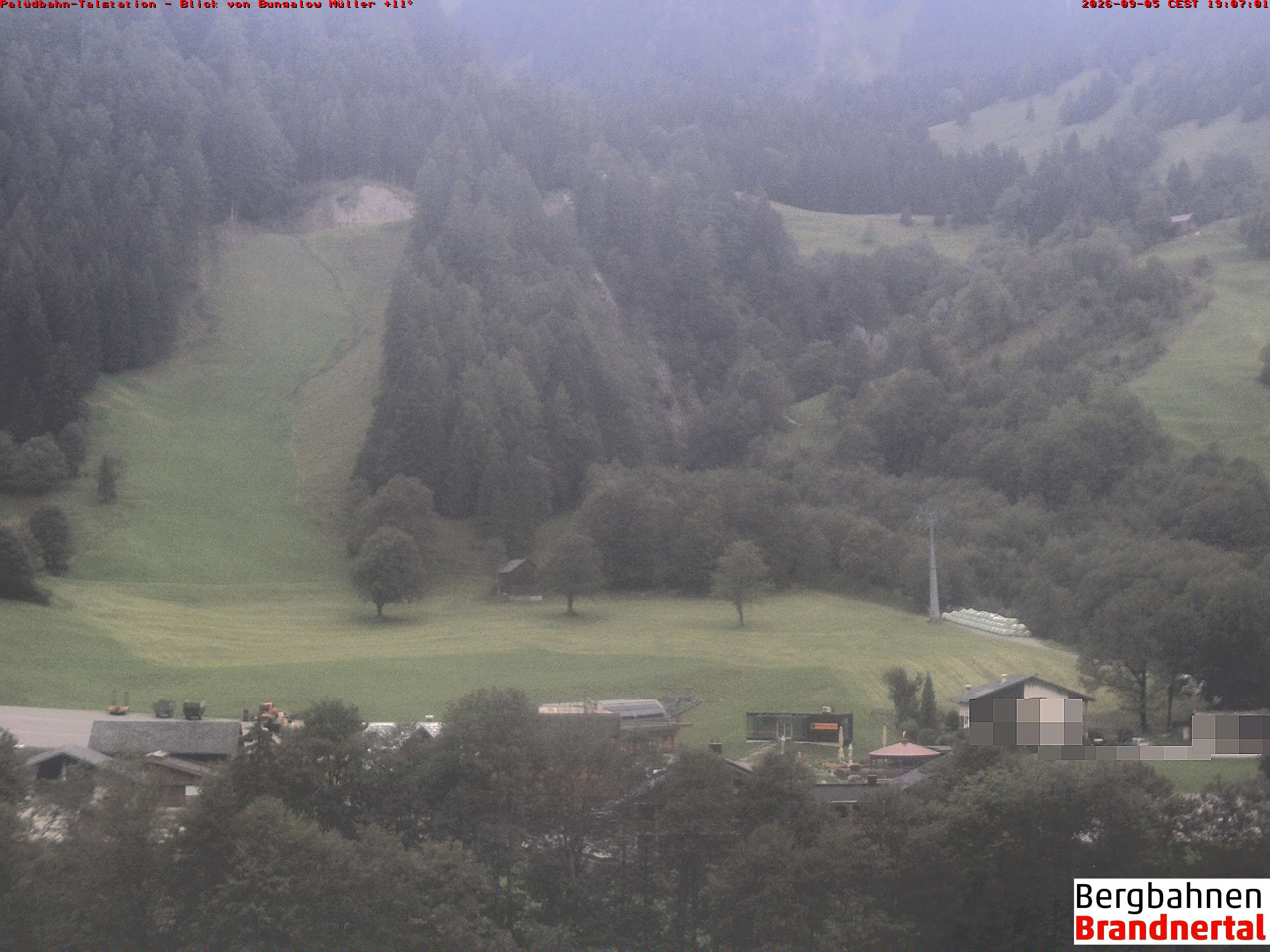 Blick auf Palüdbahn von Bungalow Müller