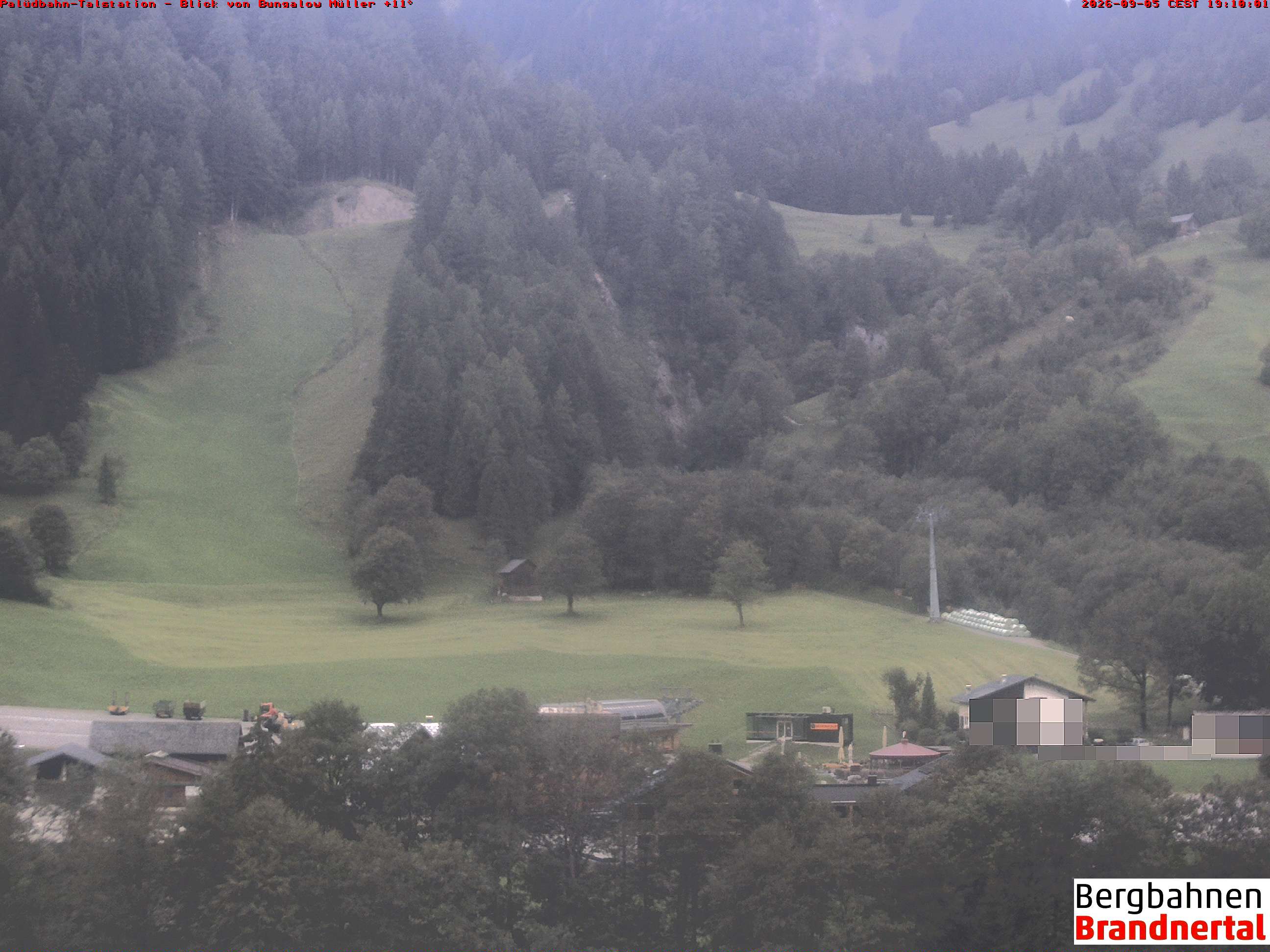 Blick auf Palüdbahn von Bungalow Müller