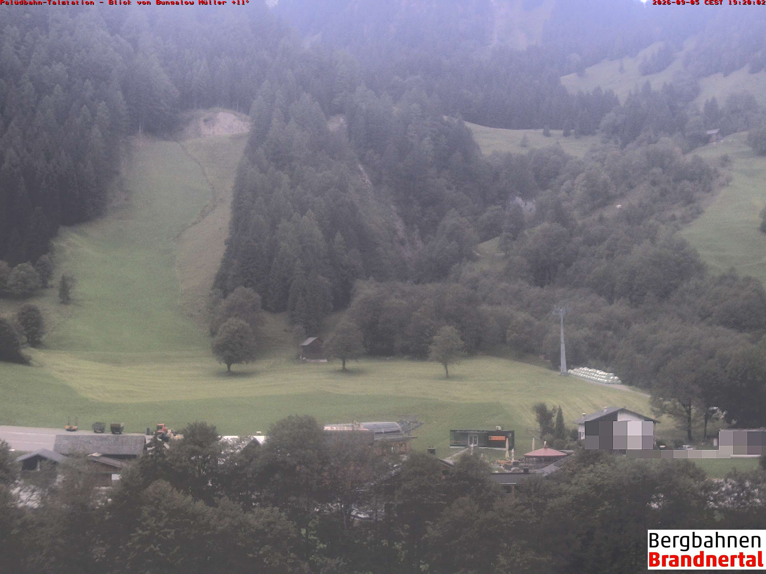 Blick auf Palüdbahn von Bungalow Müller