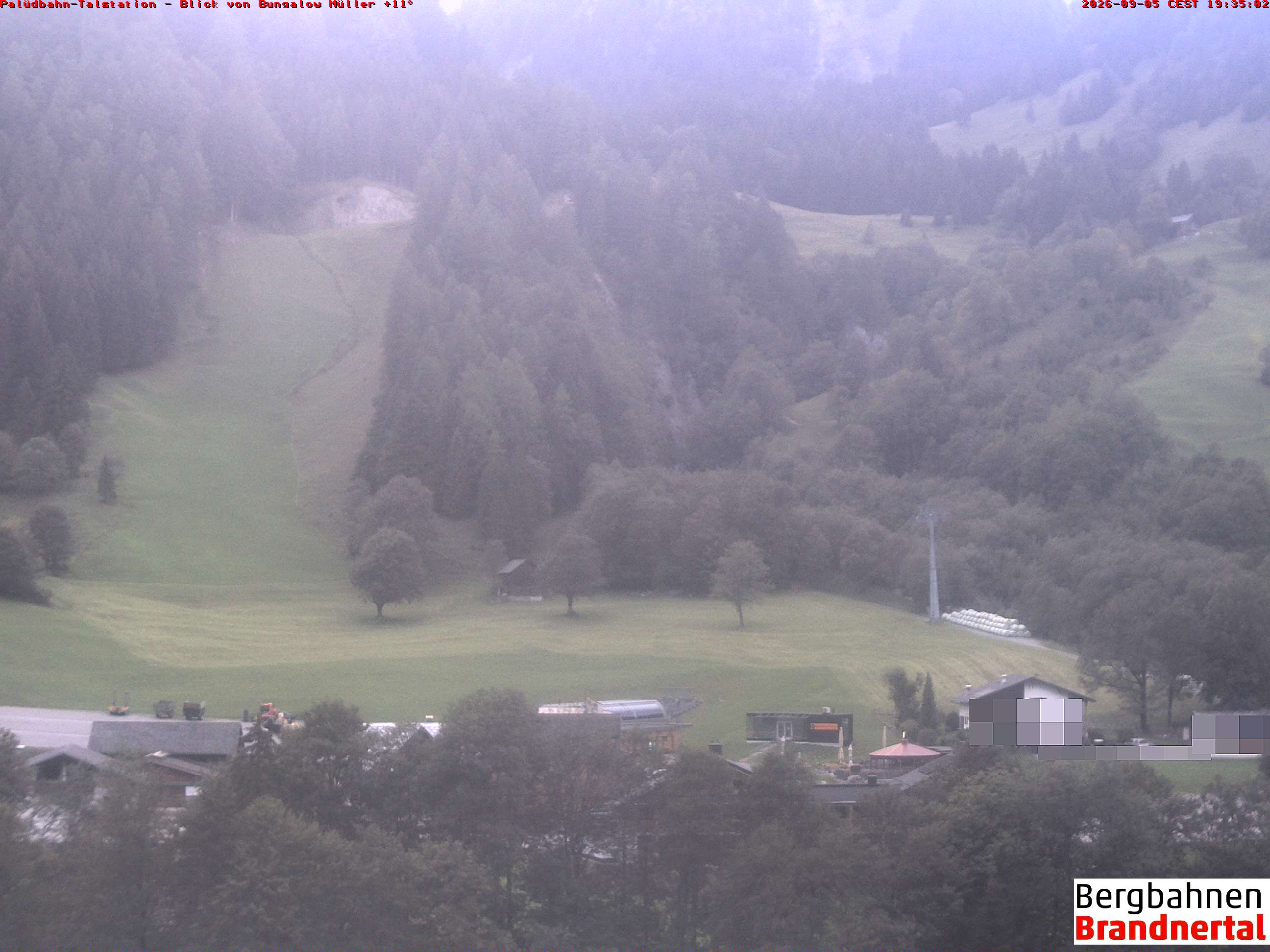 Blick auf Palüdbahn von Bungalow Müller