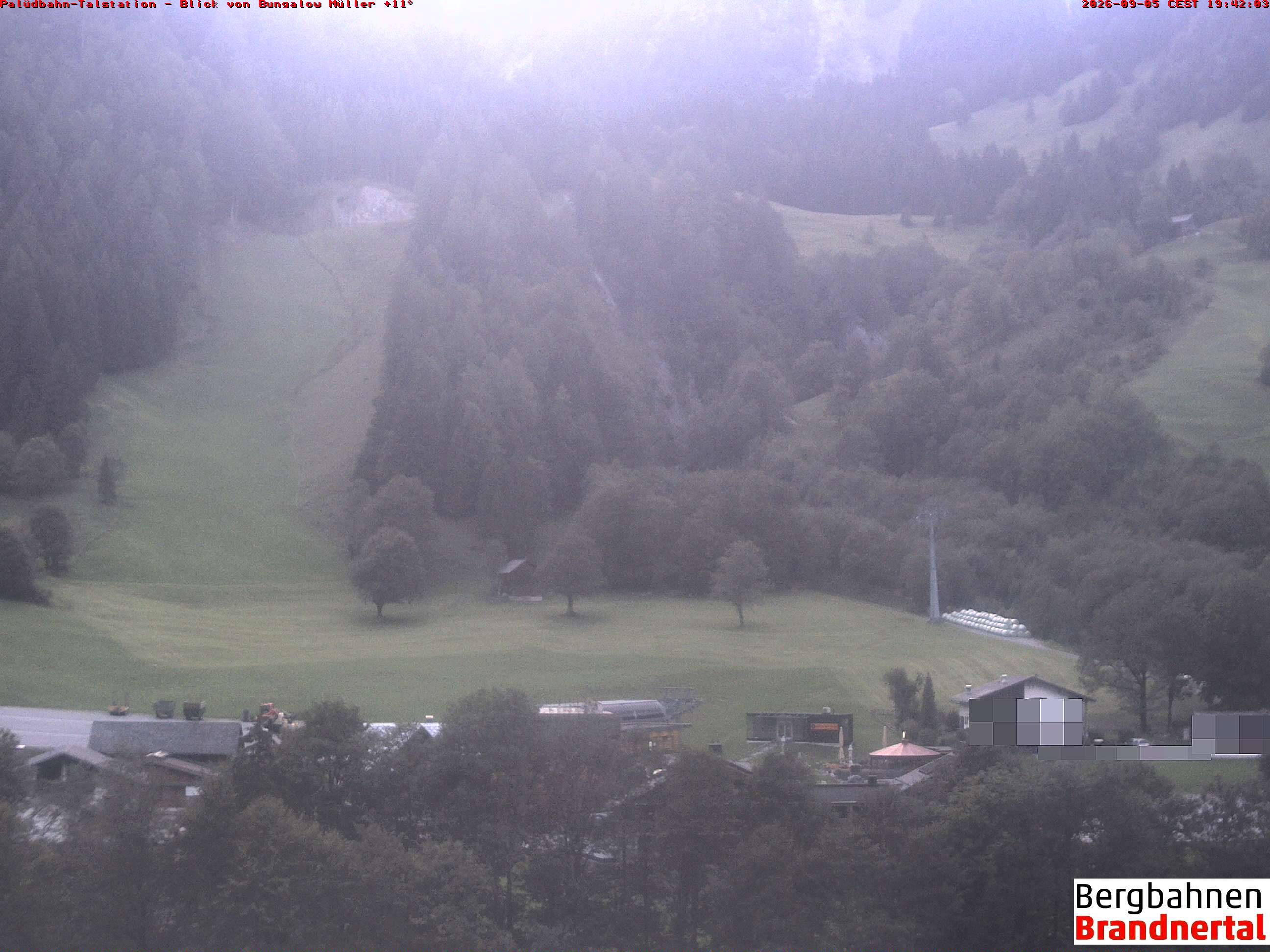 Blick auf Palüdbahn von Bungalow Müller