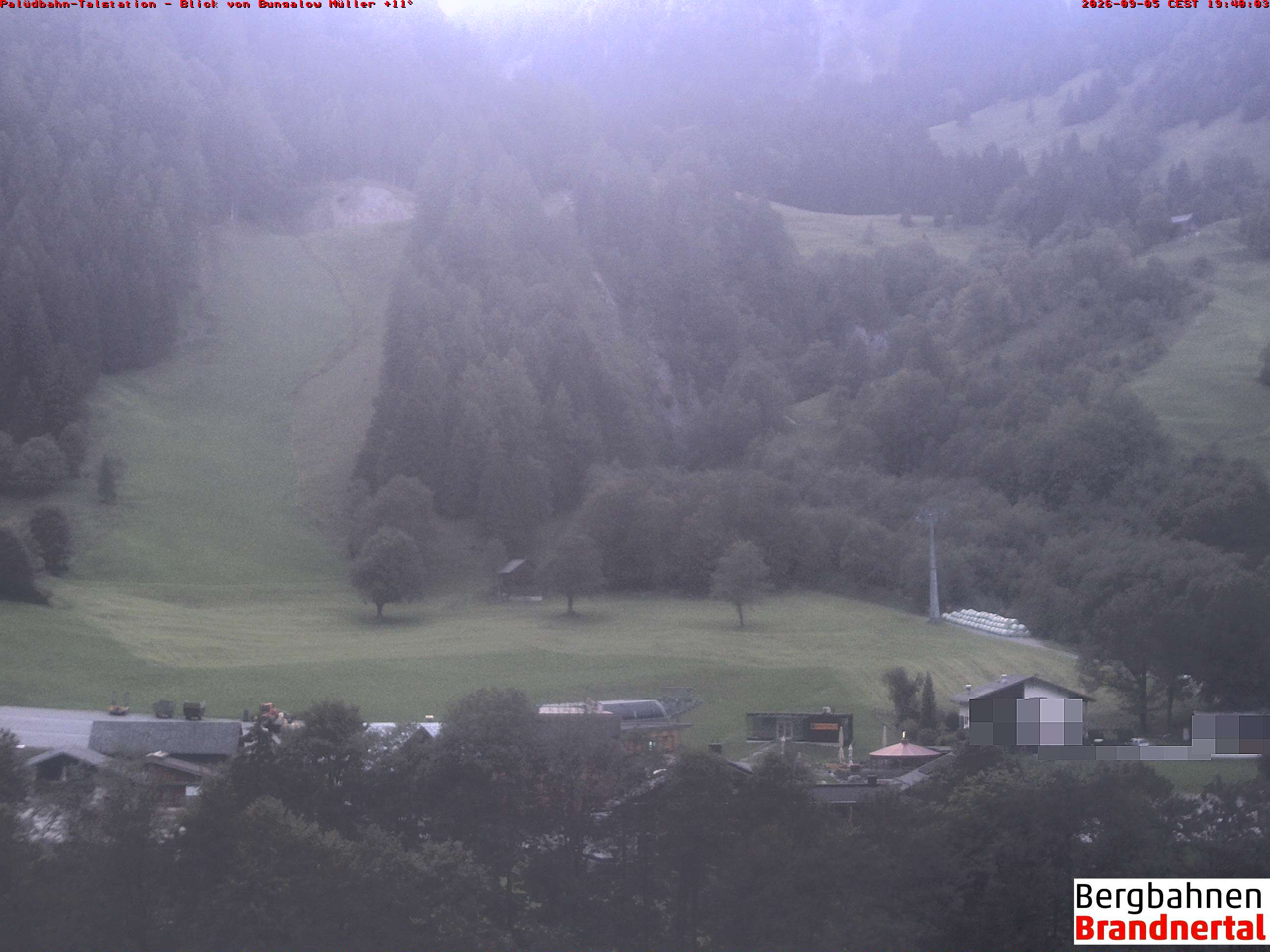 Blick auf Palüdbahn von Bungalow Müller