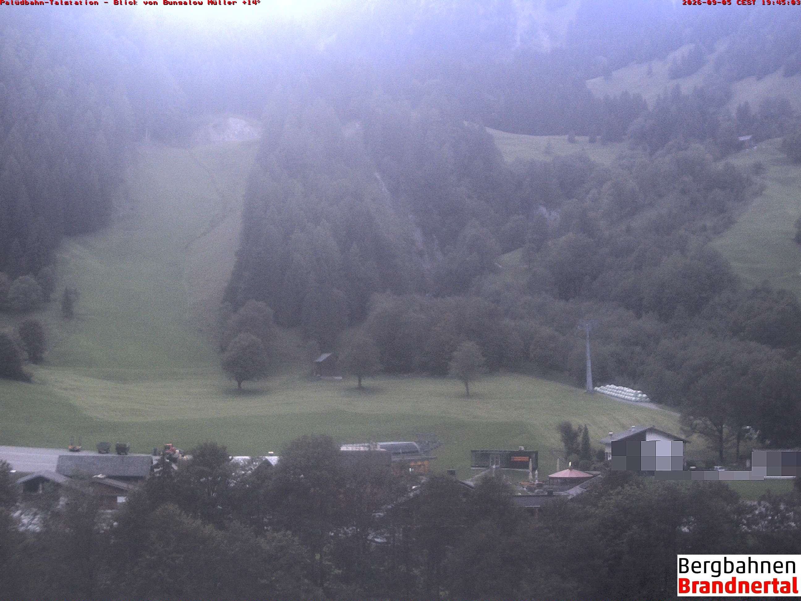 Blick auf Palüdbahn von Bungalow Müller