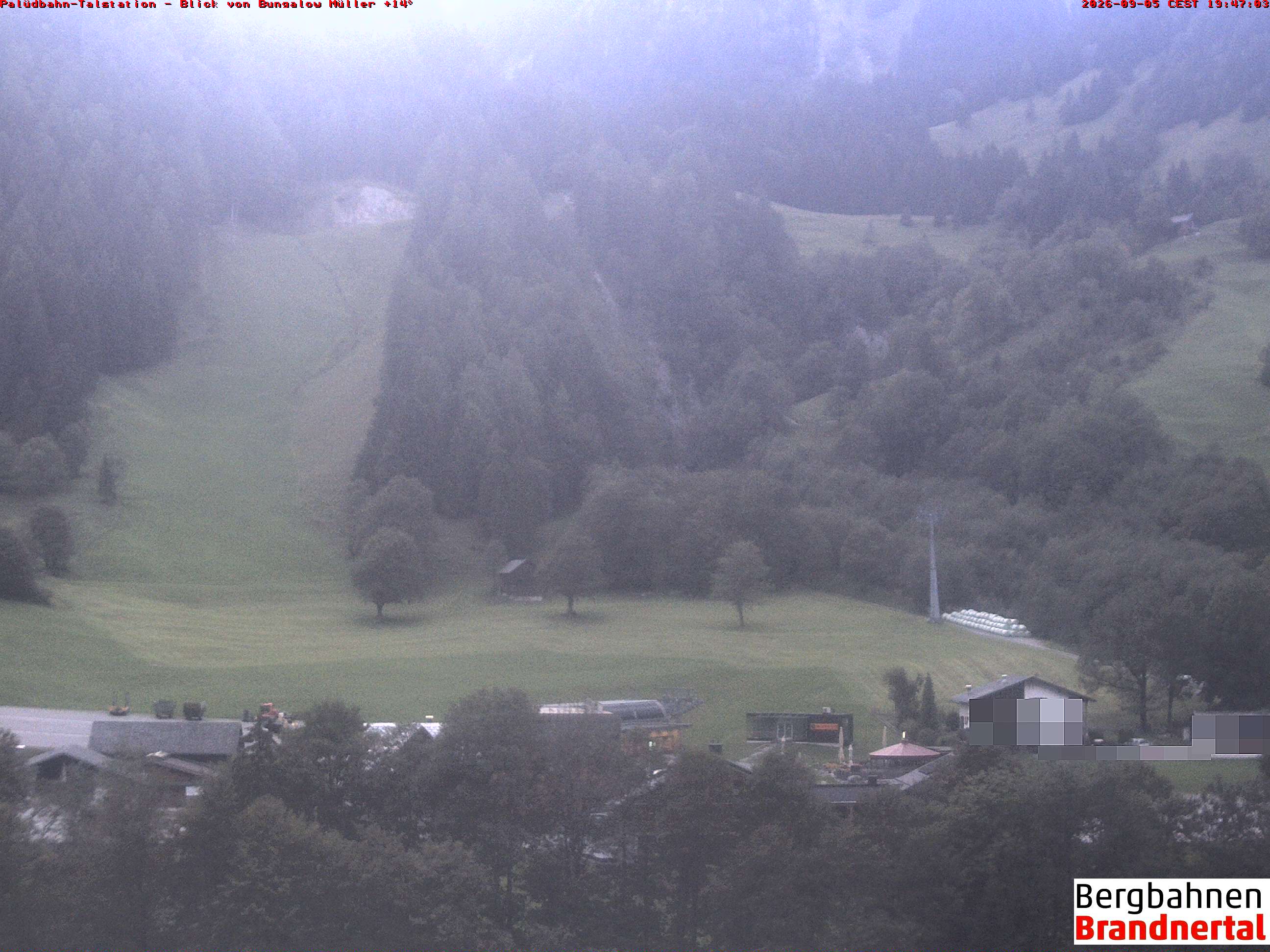 Blick auf Palüdbahn von Bungalow Müller