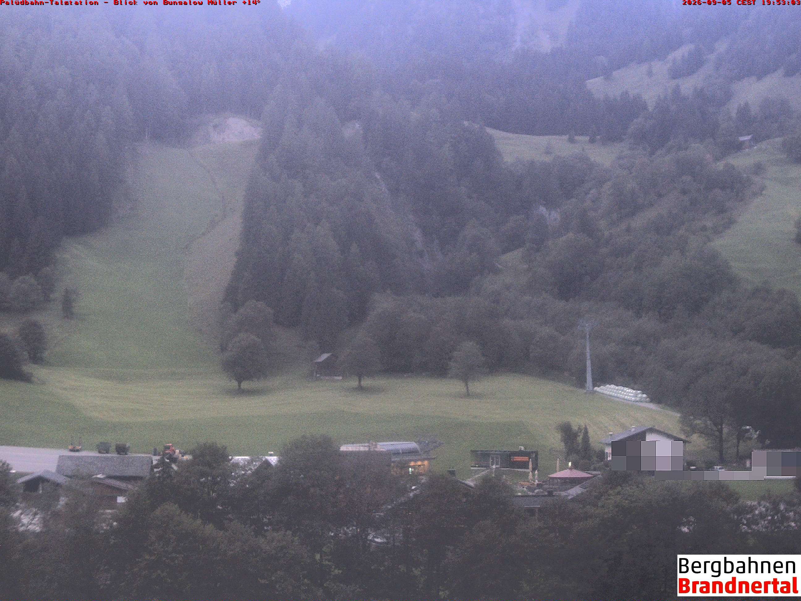 Blick auf Palüdbahn von Bungalow Müller