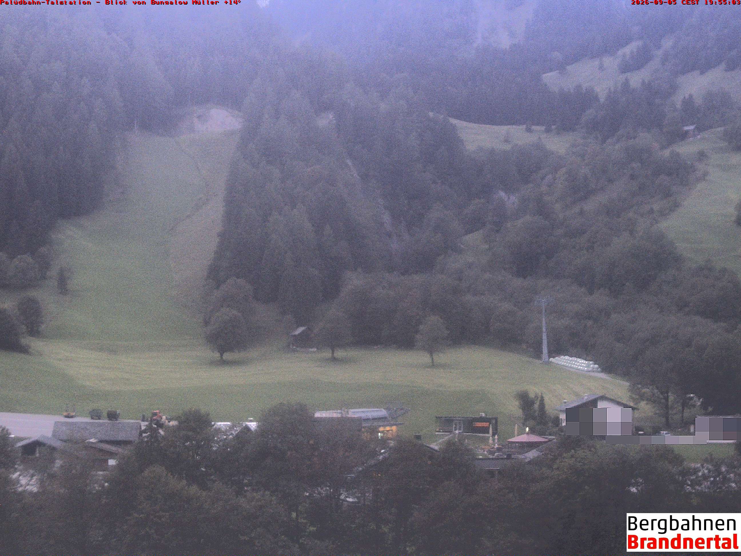 Blick auf Palüdbahn von Bungalow Müller