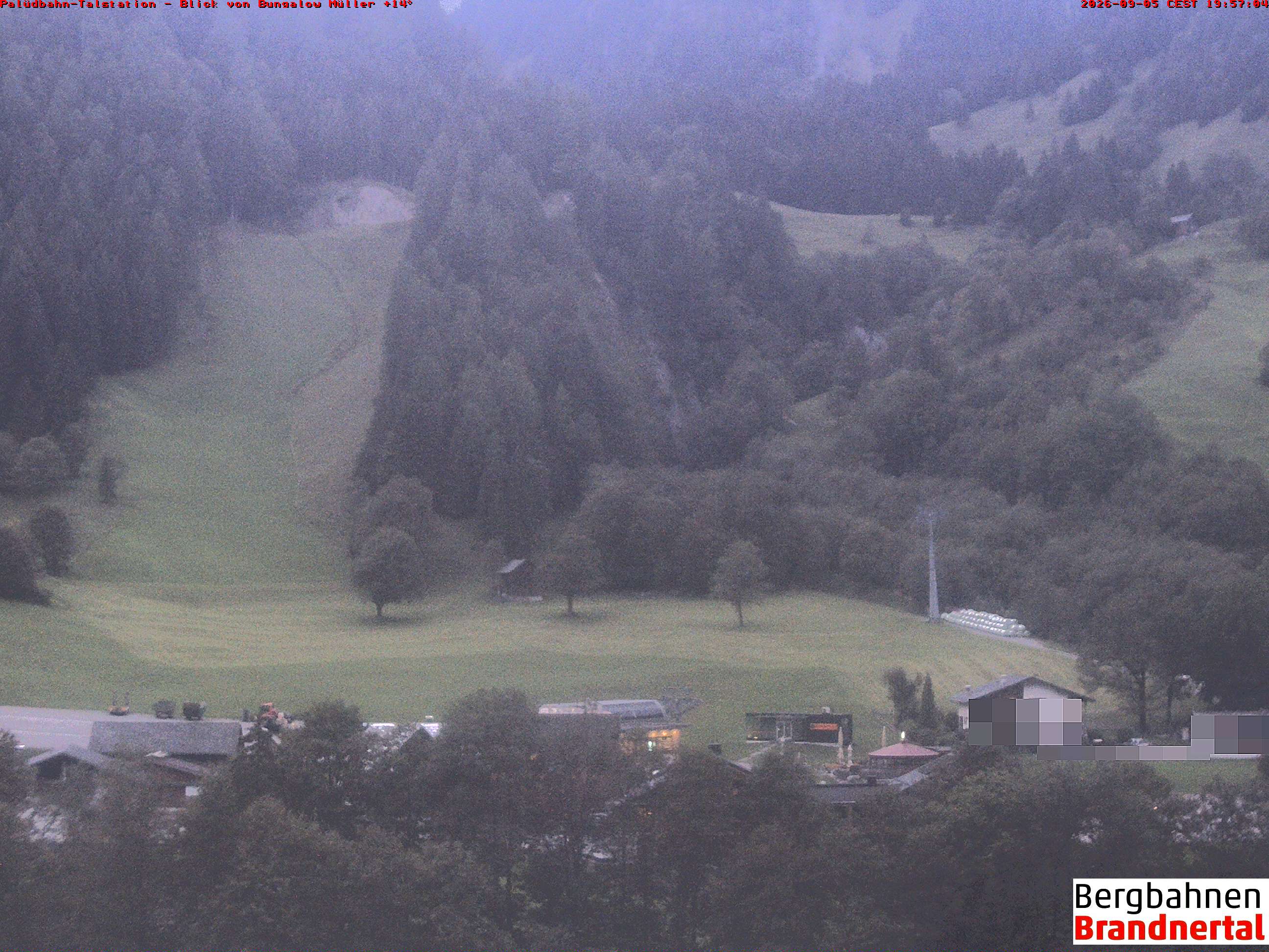Blick auf Palüdbahn von Bungalow Müller
