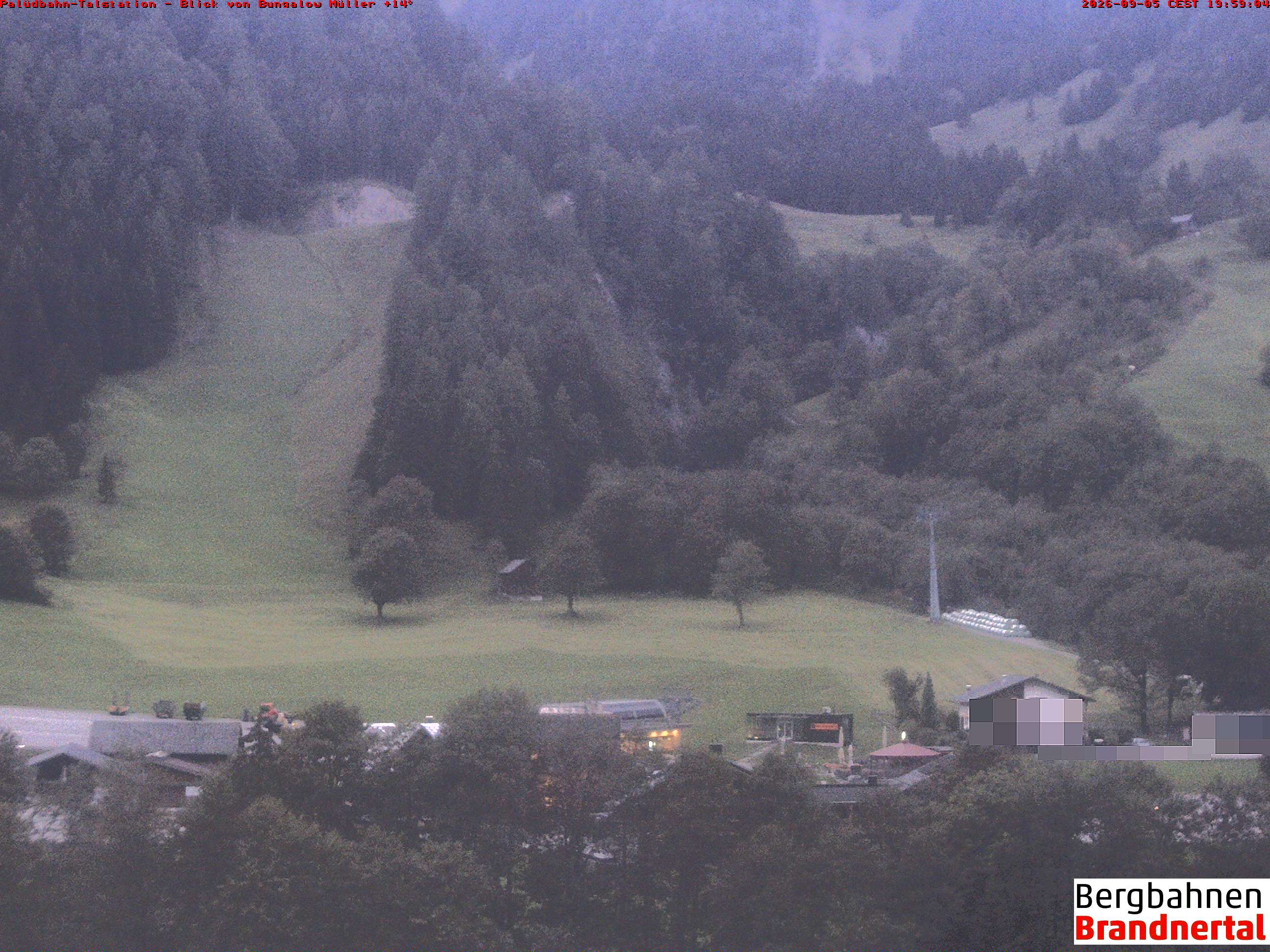 Blick auf Palüdbahn von Bungalow Müller