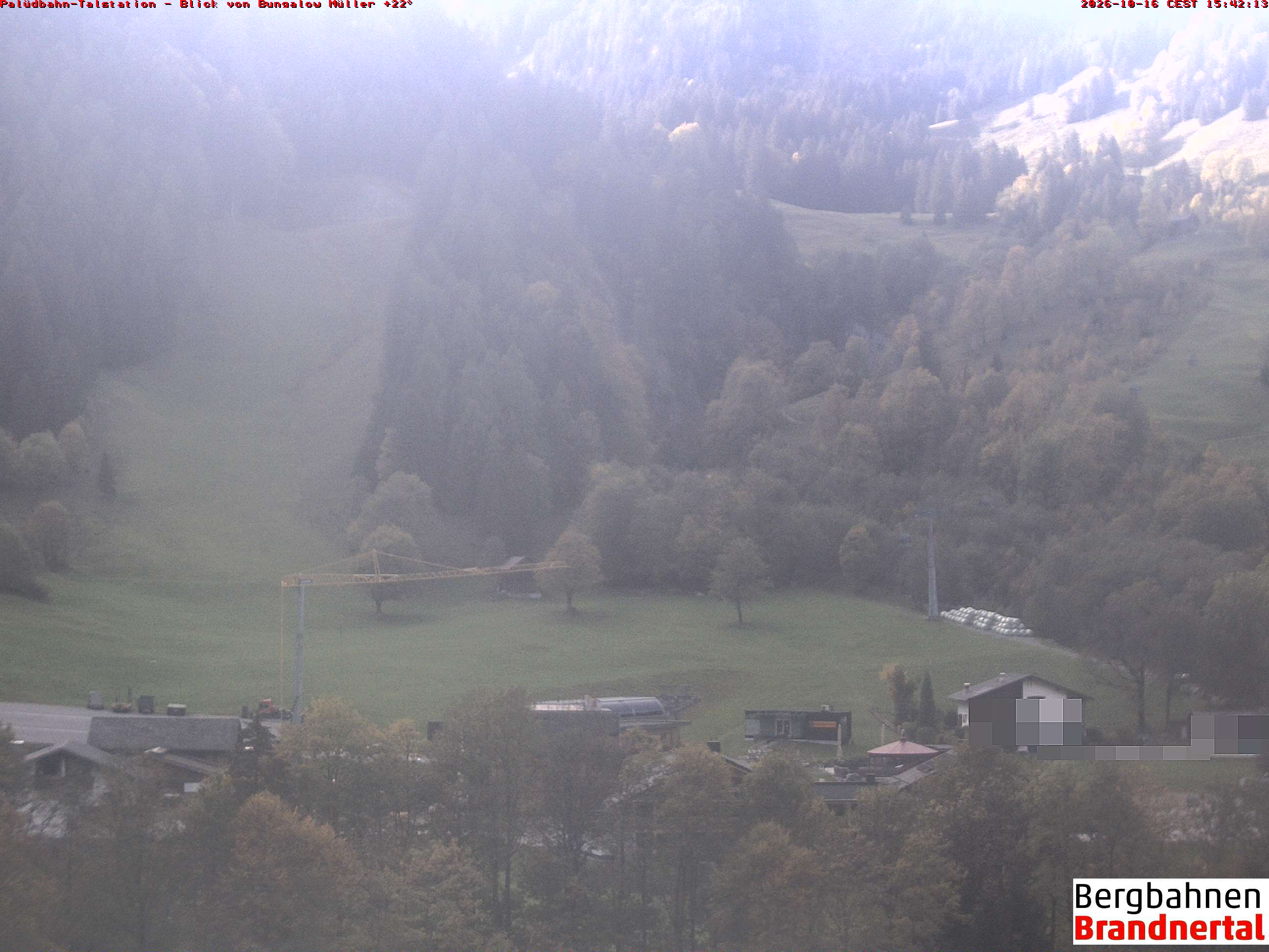 Blick auf Palüdbahn von Bungalow Müller