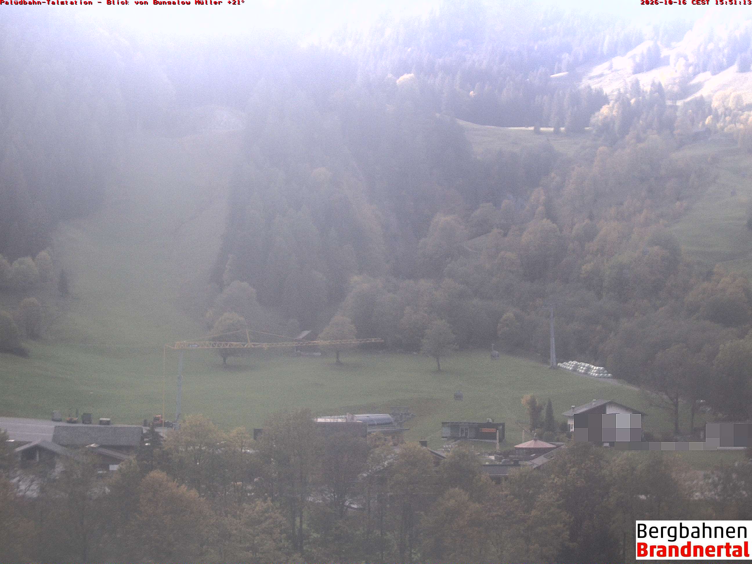Blick auf Palüdbahn von Bungalow Müller