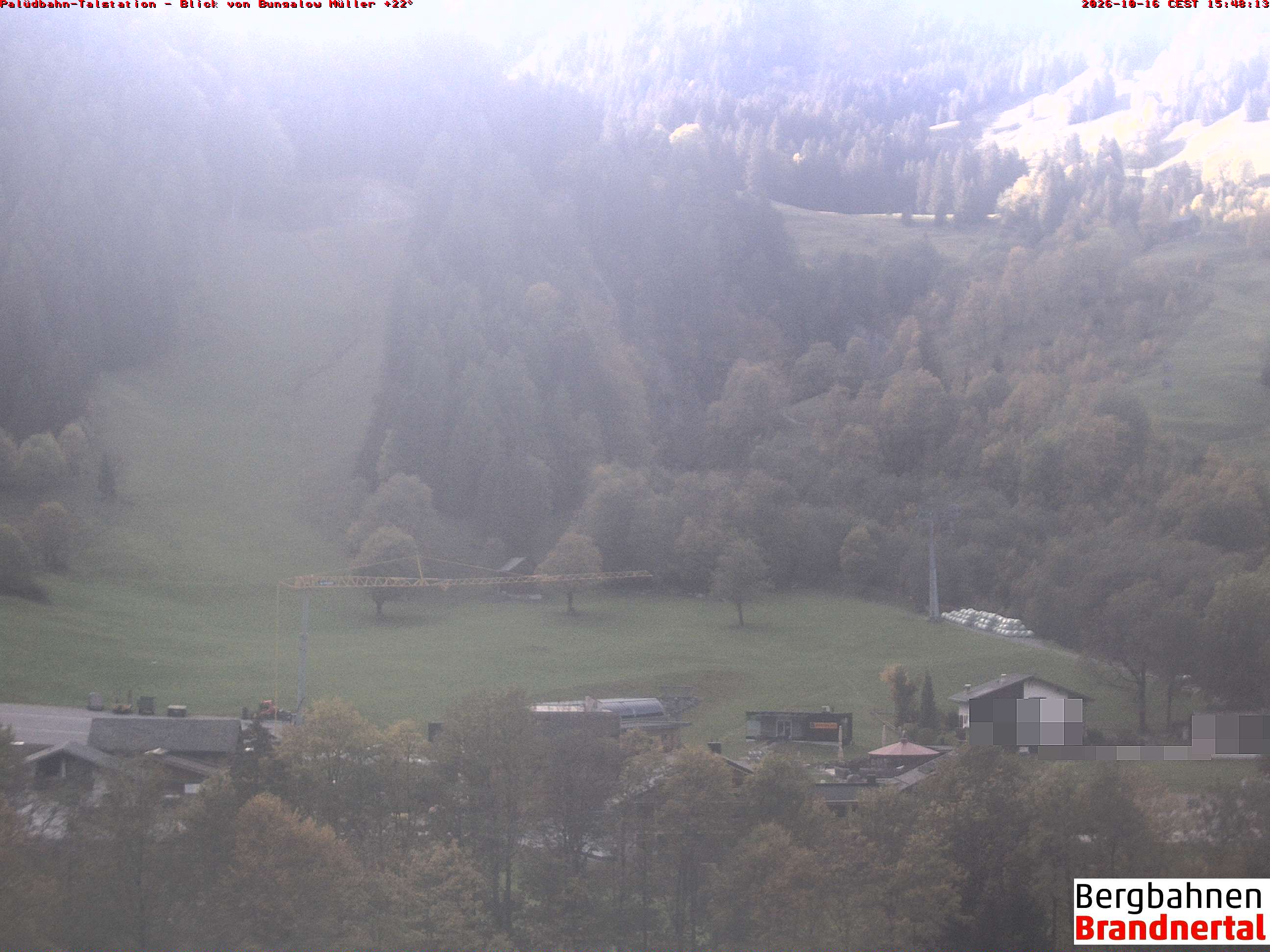 Blick auf Palüdbahn von Bungalow Müller