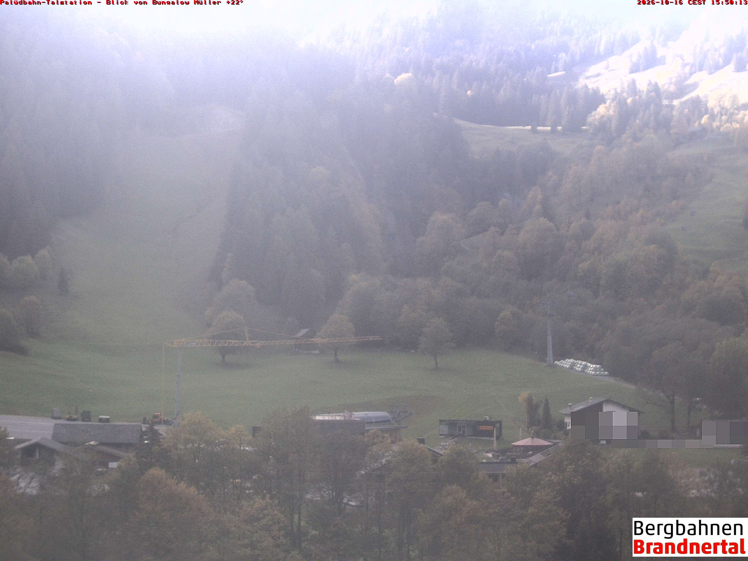 Blick auf Palüdbahn von Bungalow Müller