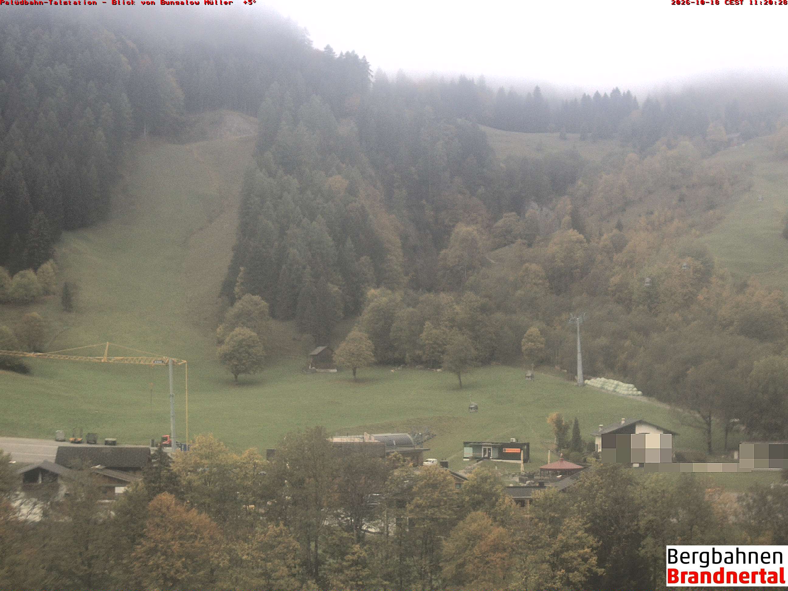 Blick auf Palüdbahn von Bungalow Müller