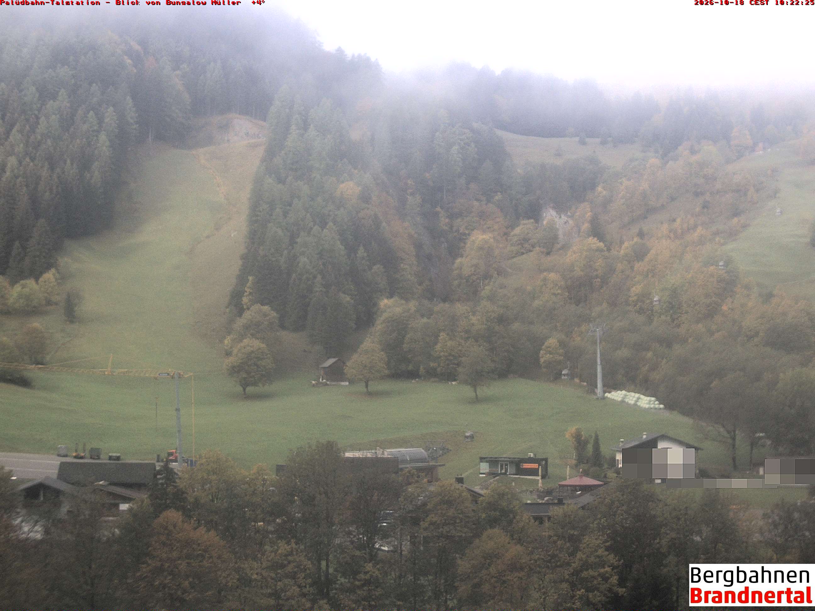 Blick auf Palüdbahn von Bungalow Müller
