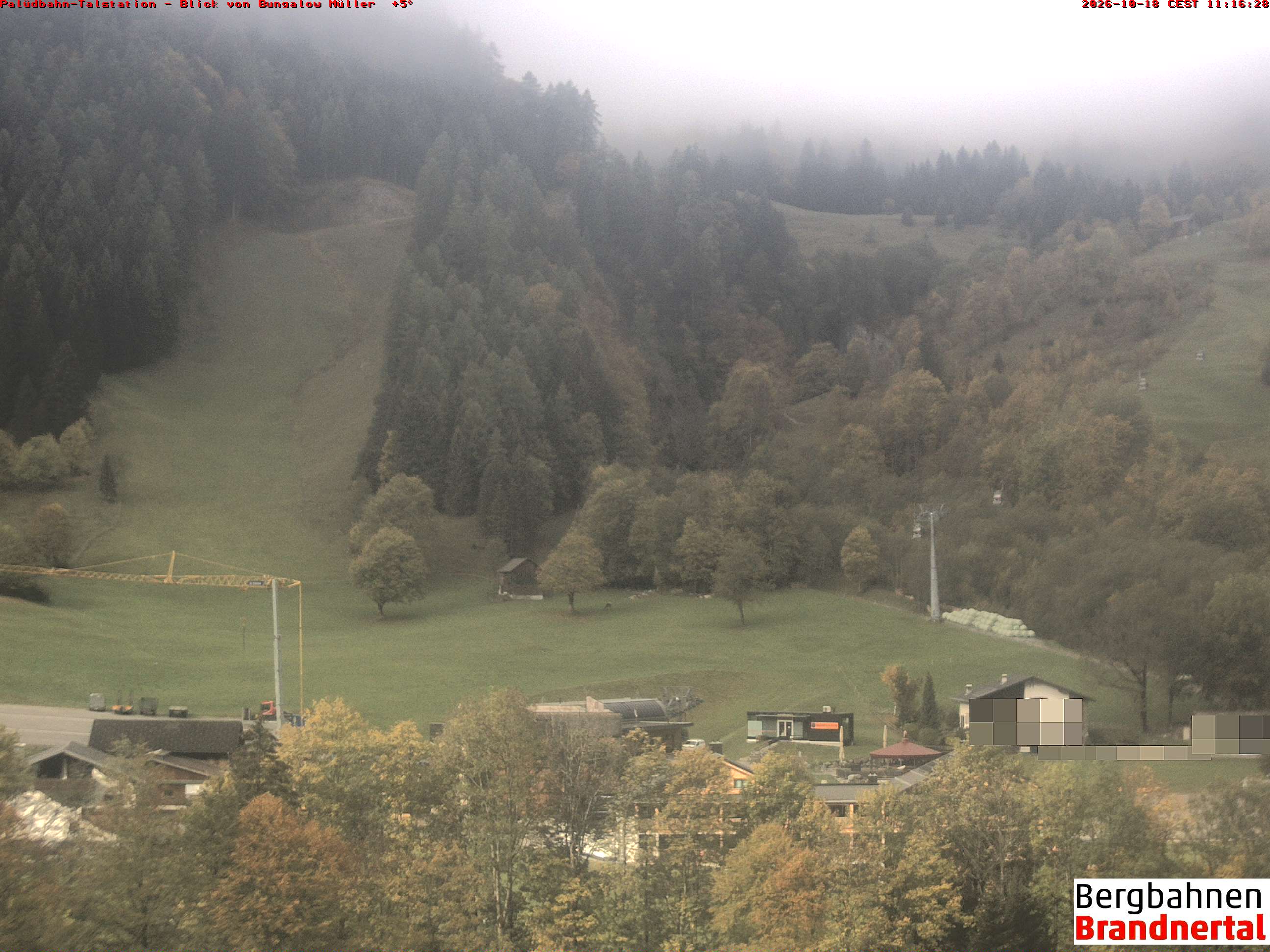Blick auf Palüdbahn von Bungalow Müller