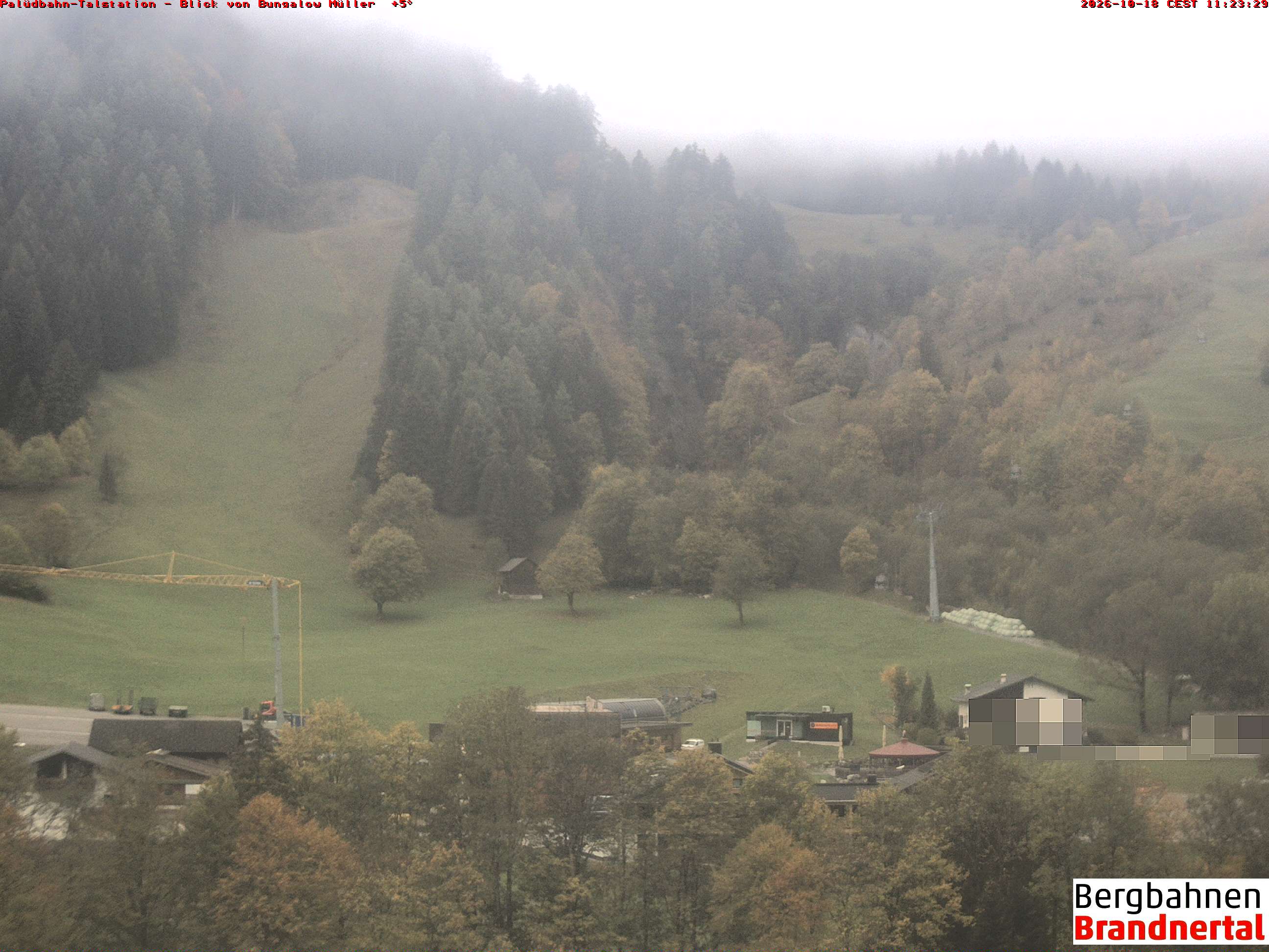 Blick auf Palüdbahn von Bungalow Müller