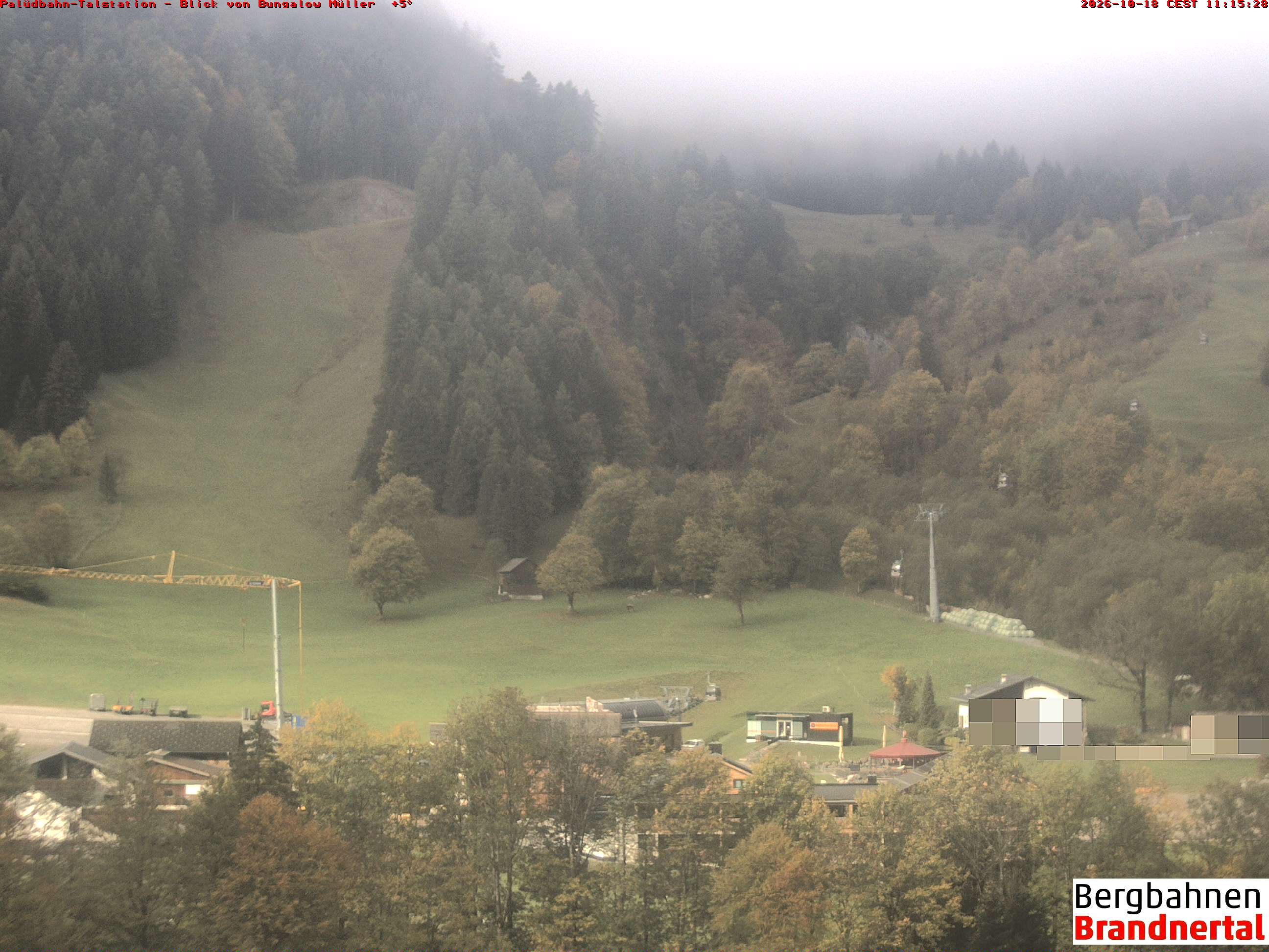 Blick auf Palüdbahn von Bungalow Müller