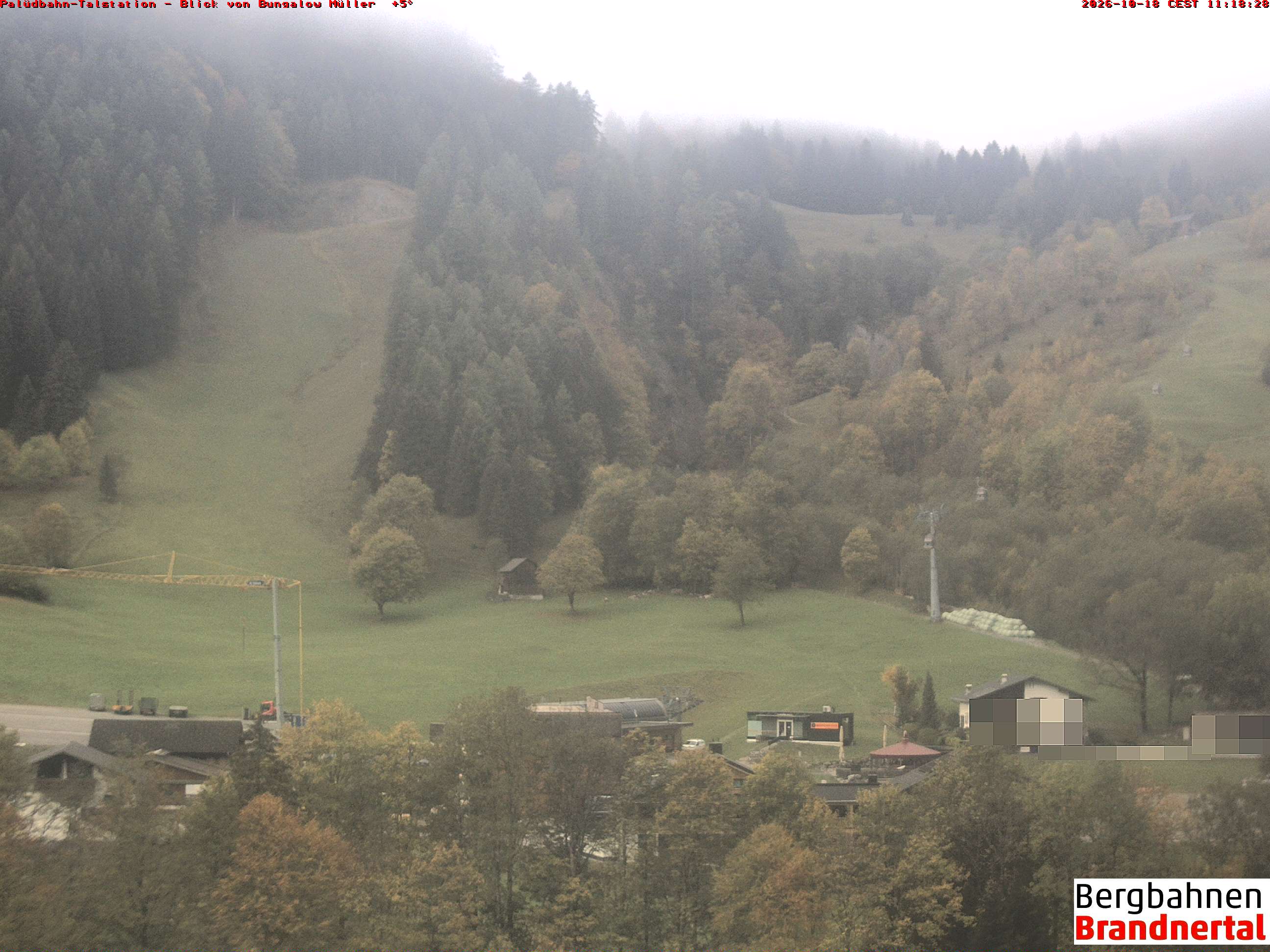 Blick auf Palüdbahn von Bungalow Müller