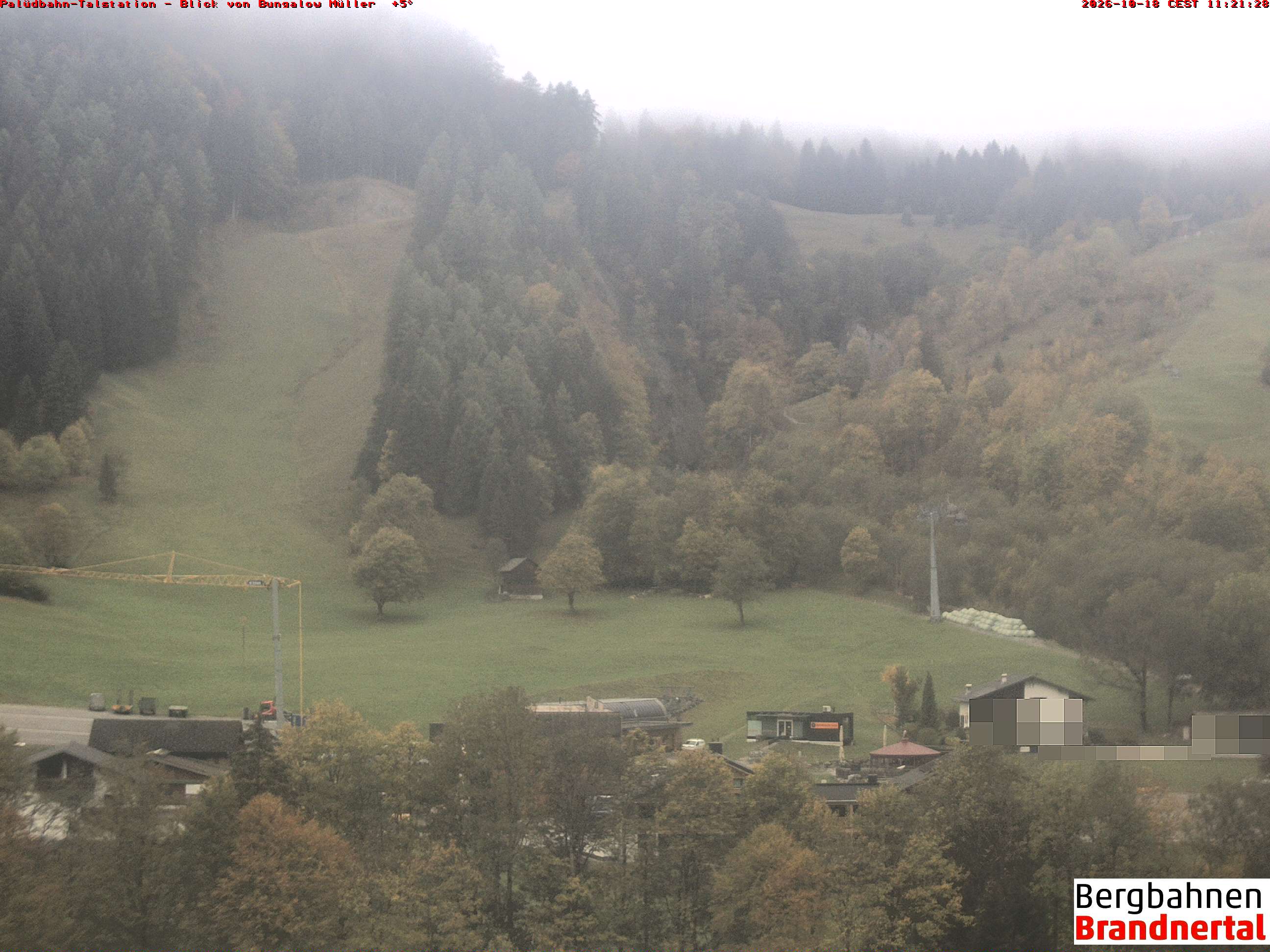Blick auf Palüdbahn von Bungalow Müller