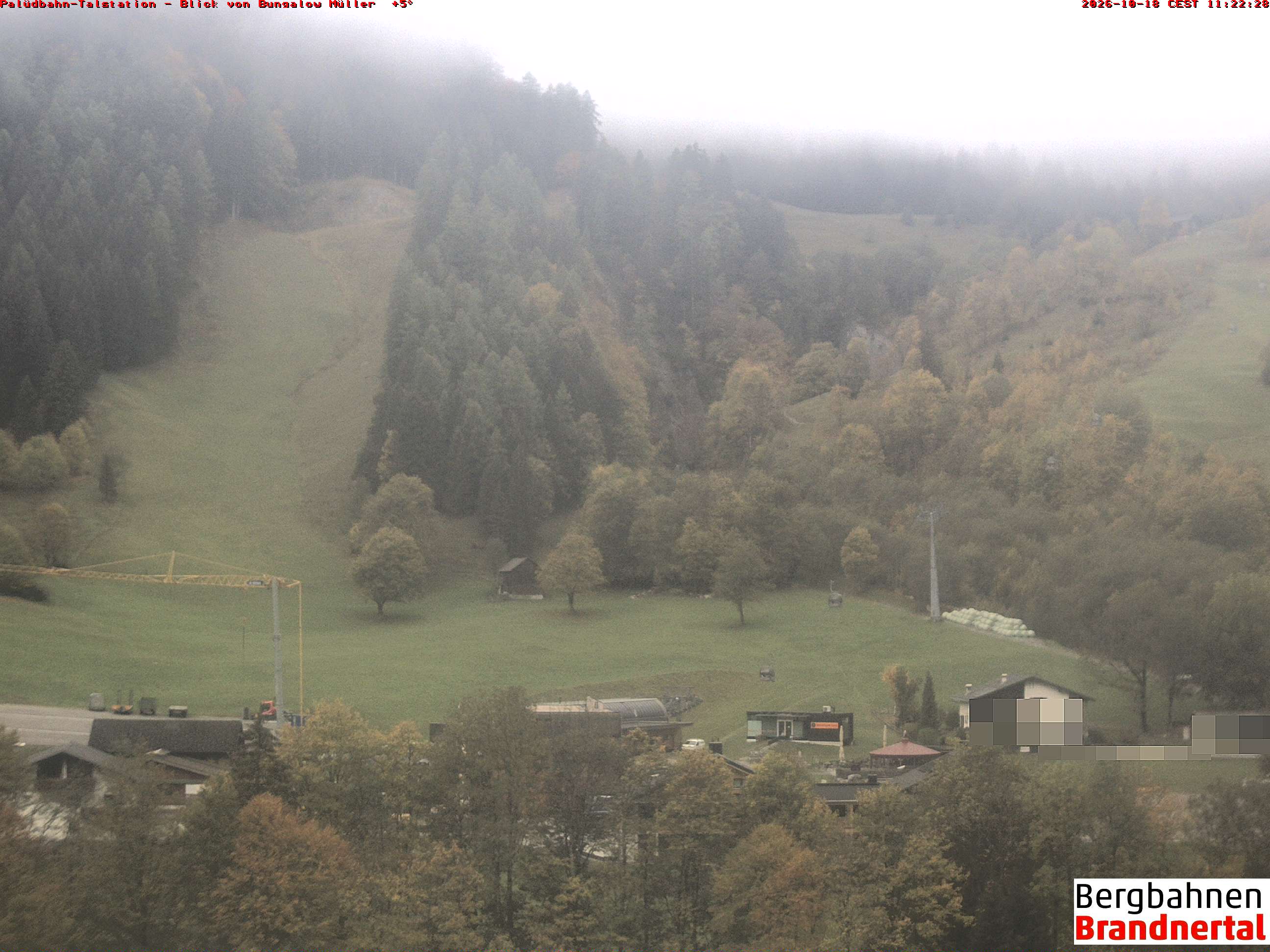 Blick auf Palüdbahn von Bungalow Müller
