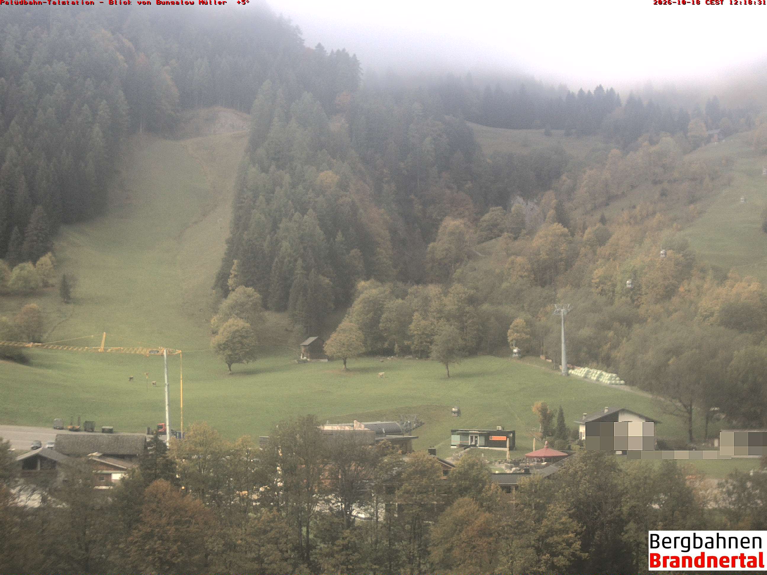 Blick auf Palüdbahn von Bungalow Müller