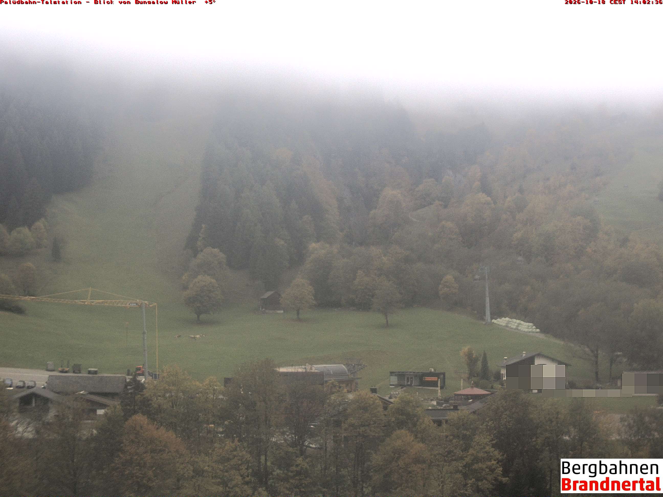 Blick auf Palüdbahn von Bungalow Müller