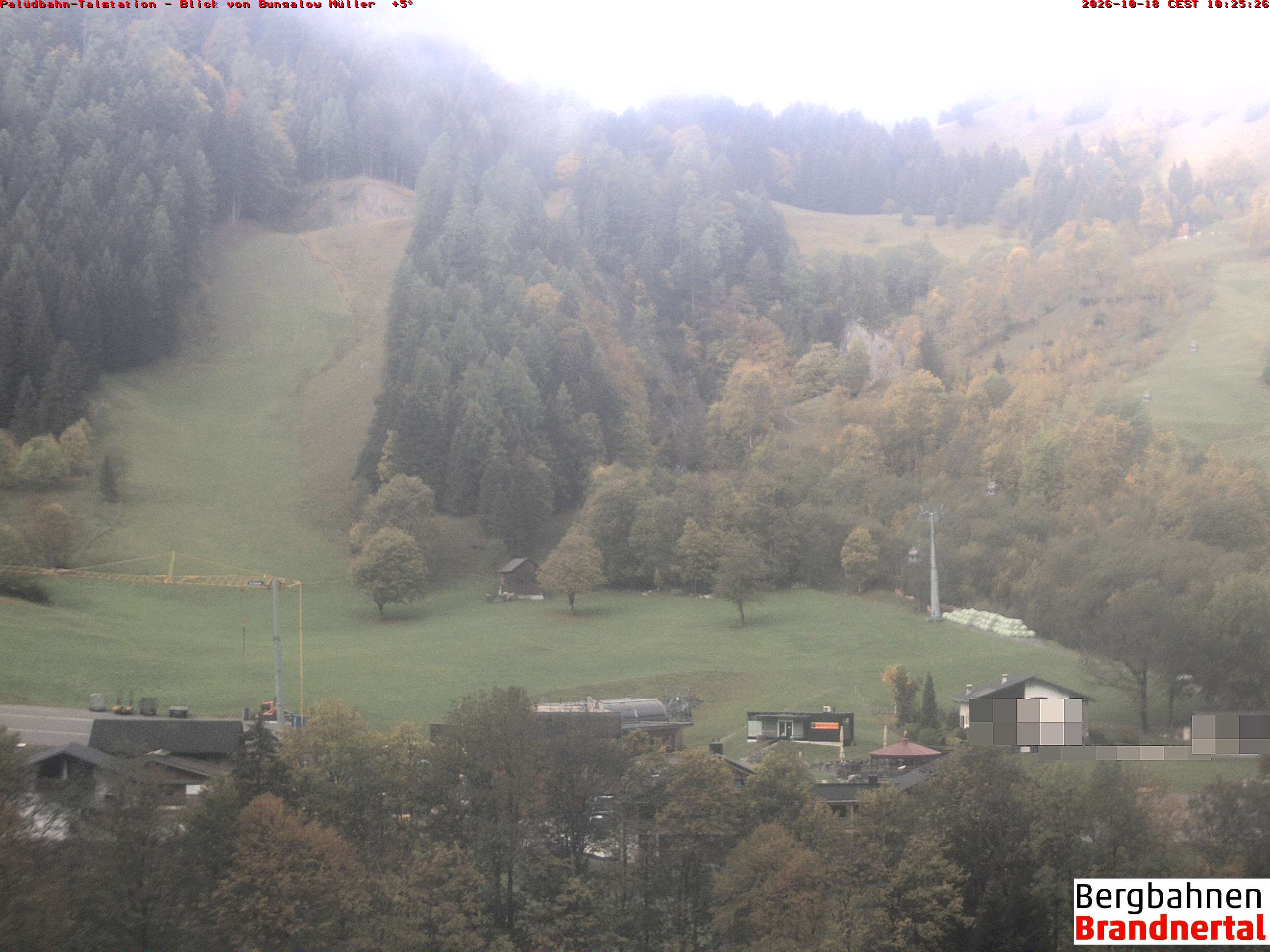 Blick auf Palüdbahn von Bungalow Müller