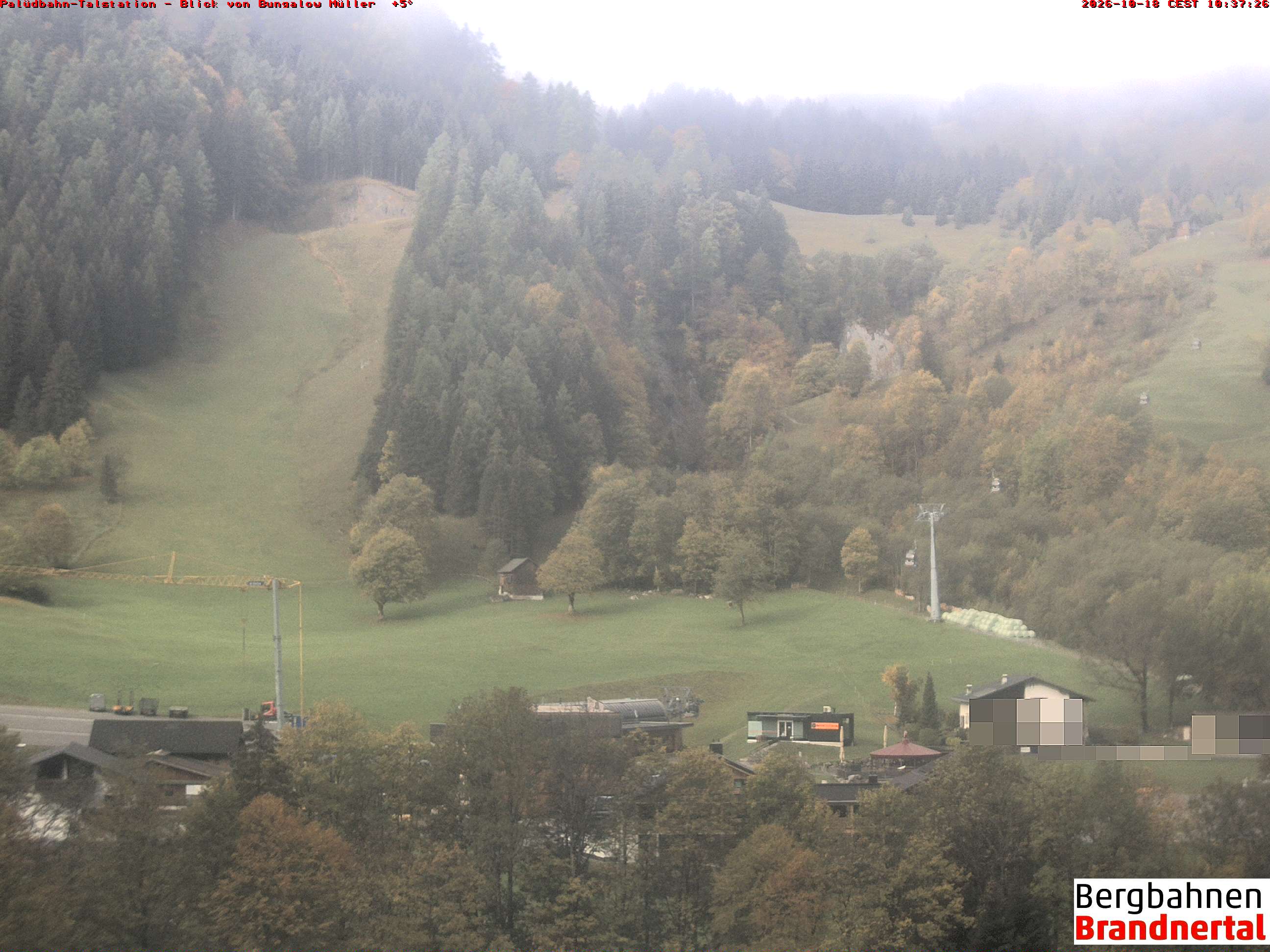 Blick auf Palüdbahn von Bungalow Müller