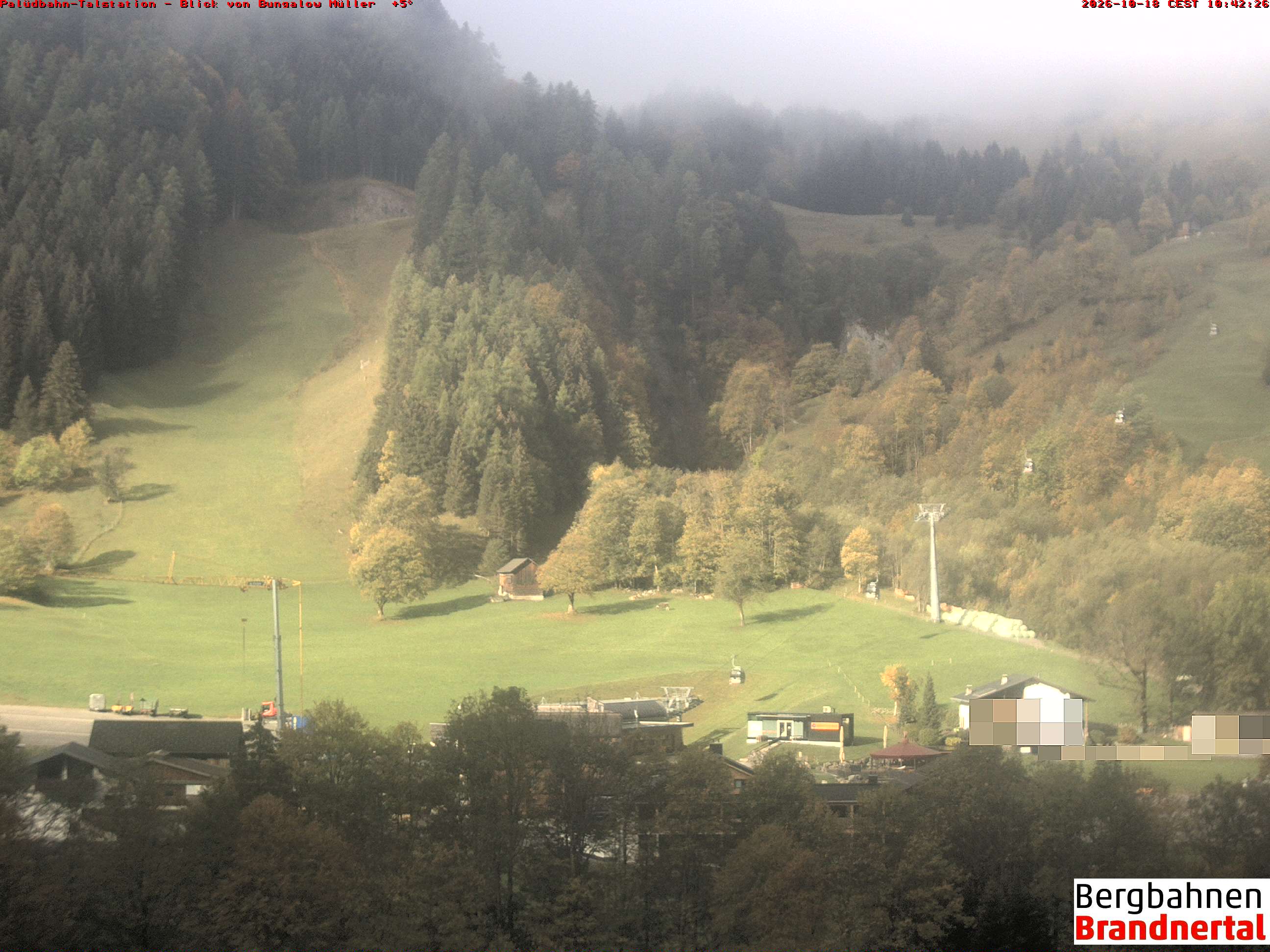 Blick auf Palüdbahn von Bungalow Müller