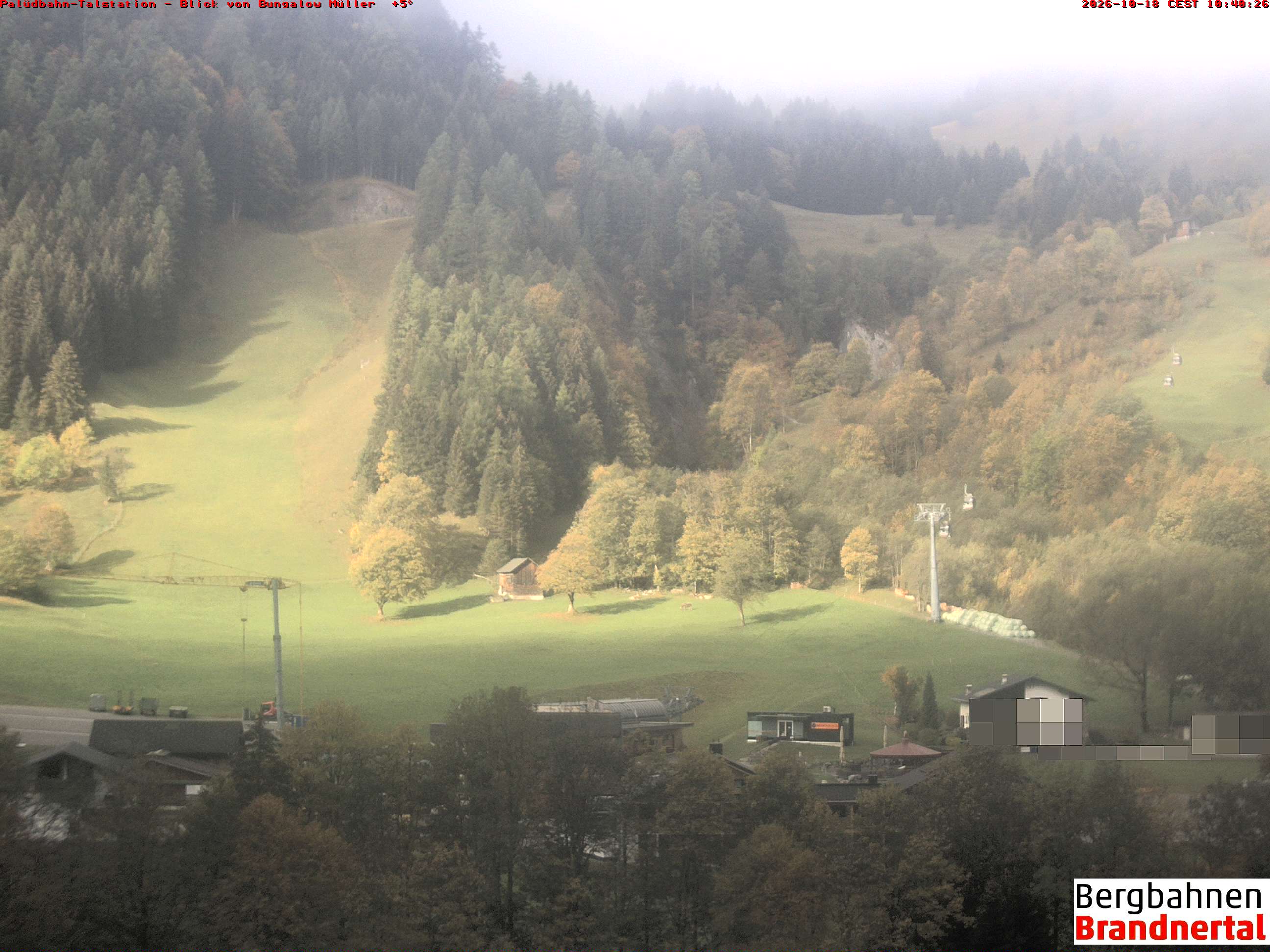Blick auf Palüdbahn von Bungalow Müller
